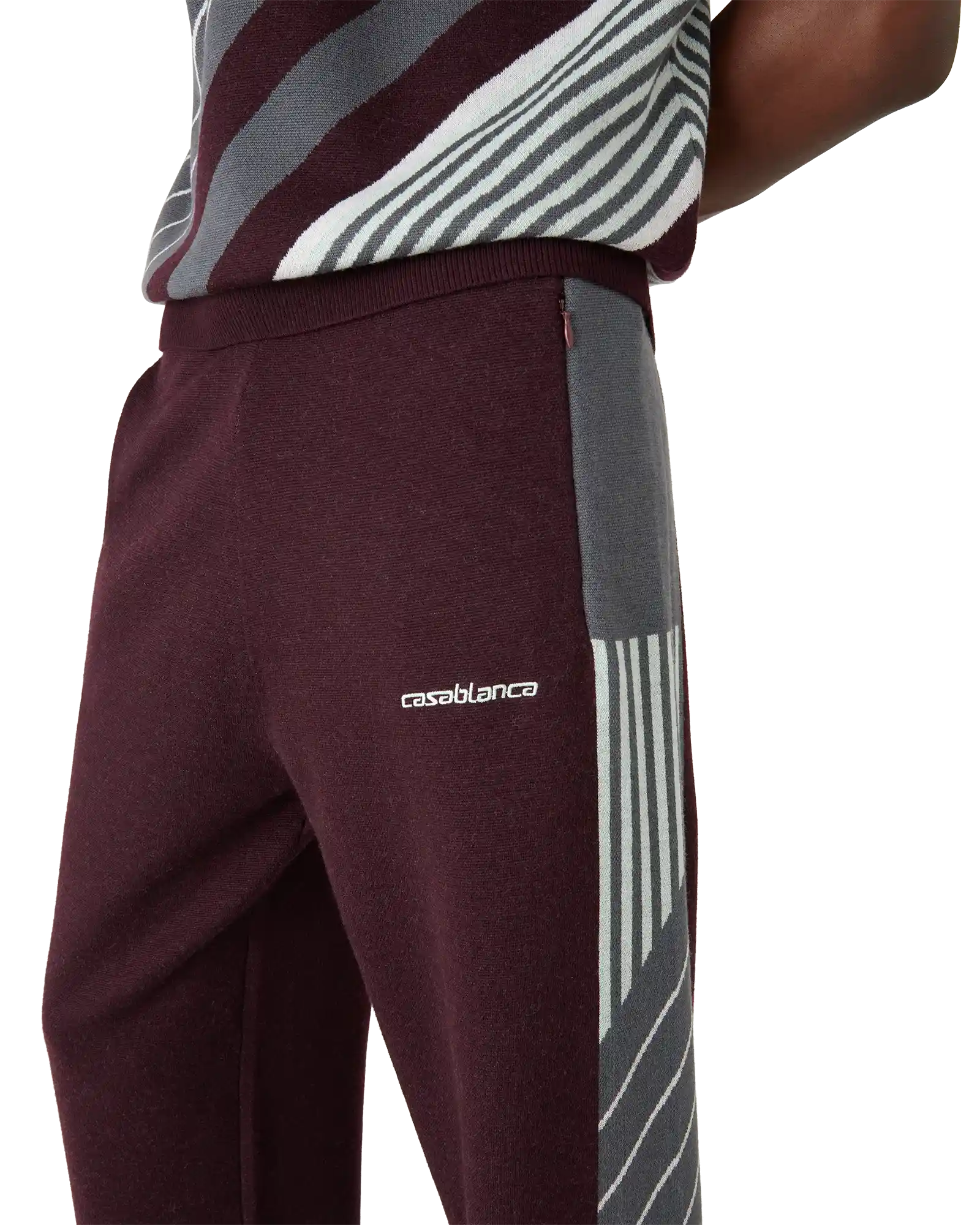 Merino Diagonal Tennis Trousers