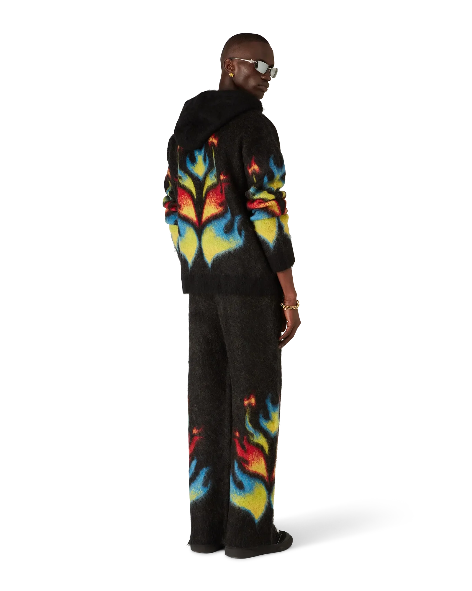 Mohair Flame Laurel Zip Hoodie