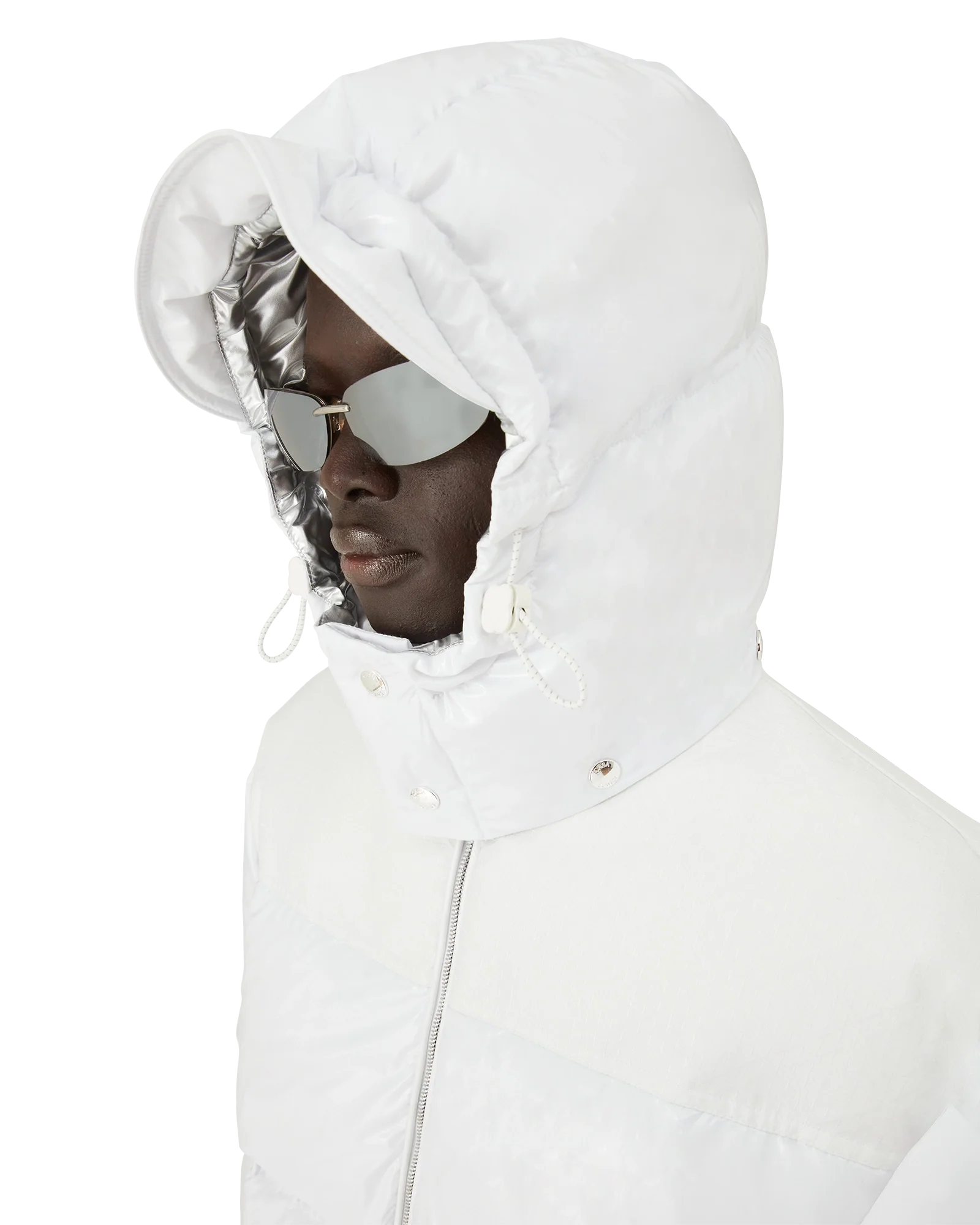 Nylon & Ripstop Down Puffer Jacket