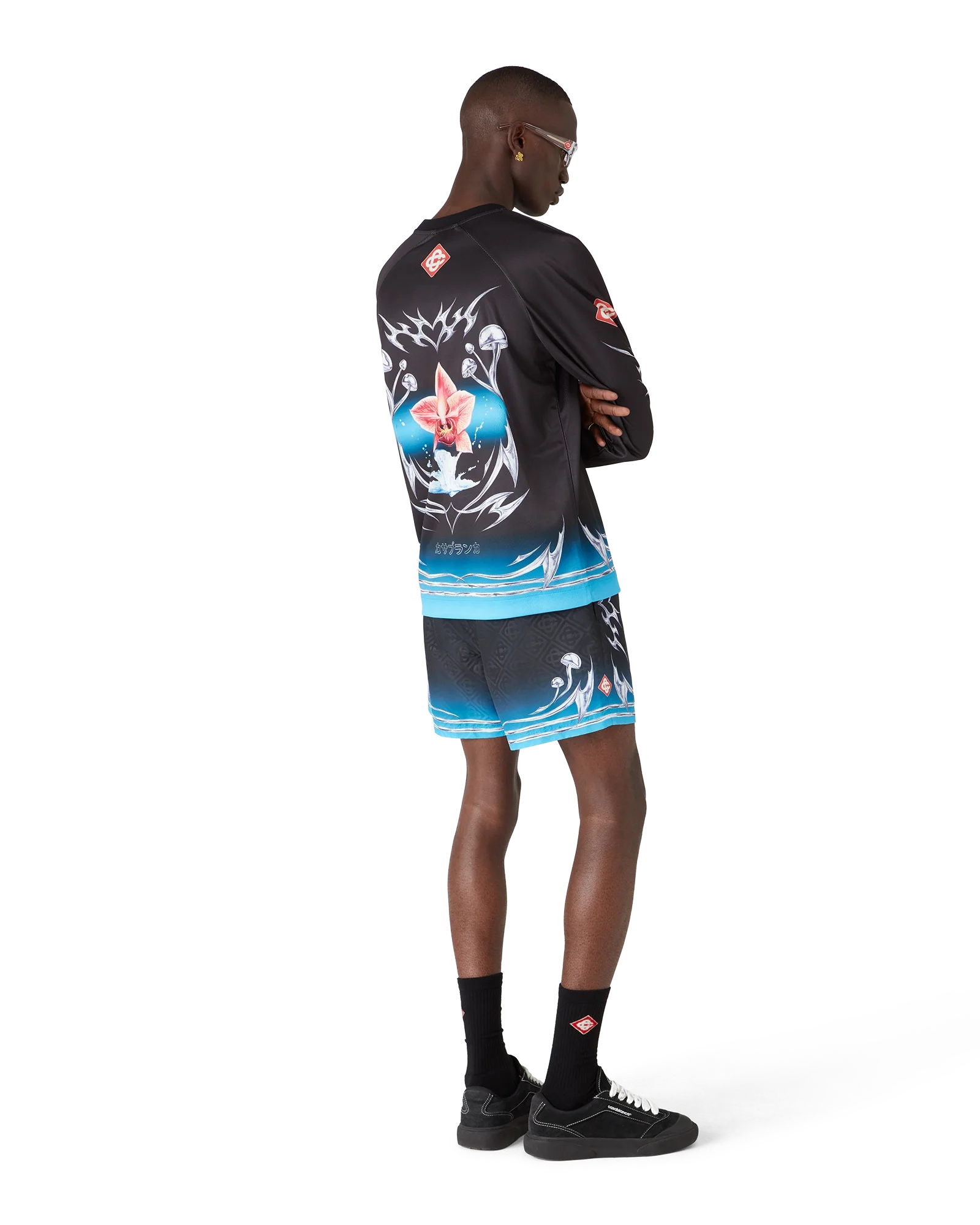 Blades Jacquard Swim Shorts