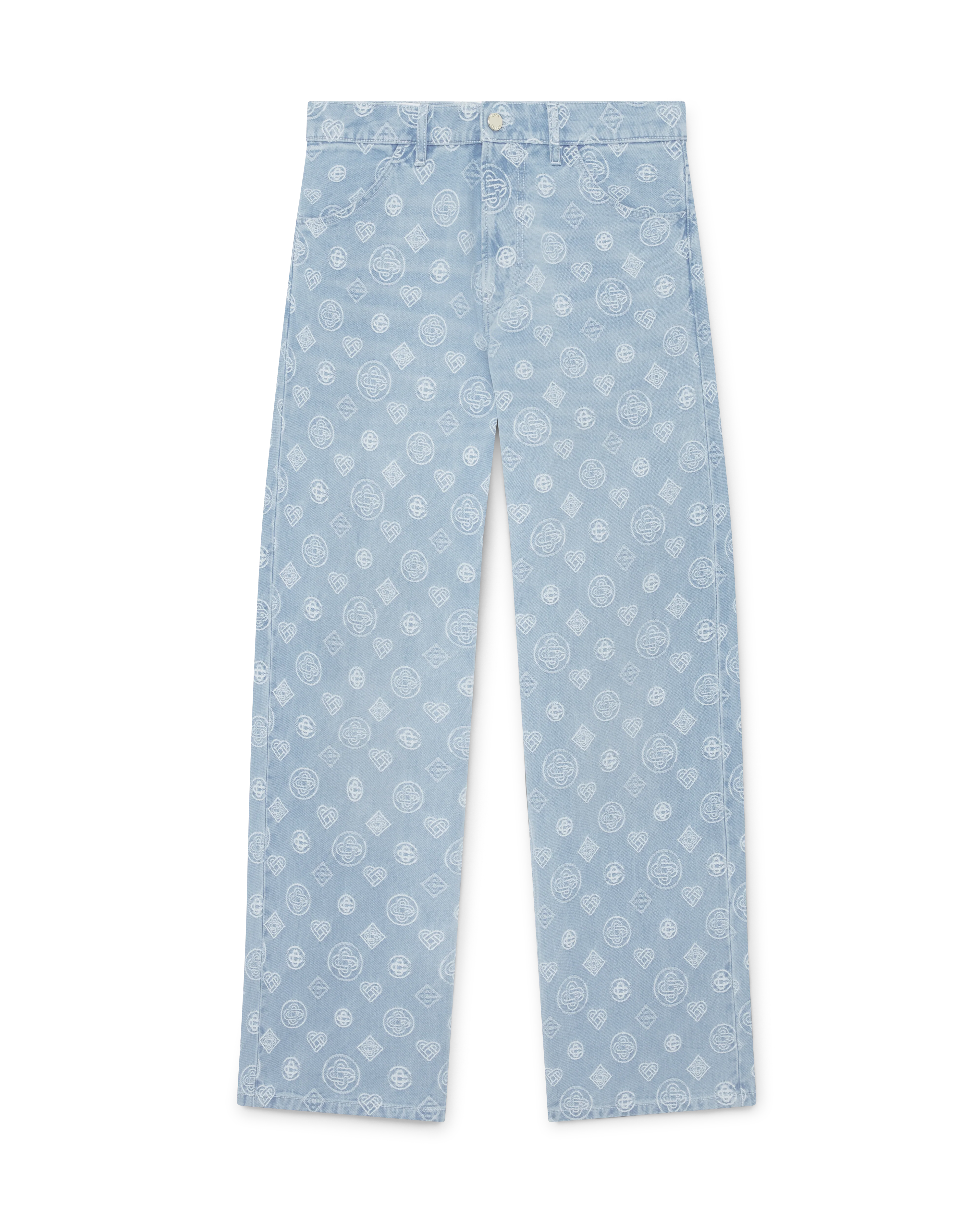 Denim Monogram Relaxed Fit Jeans