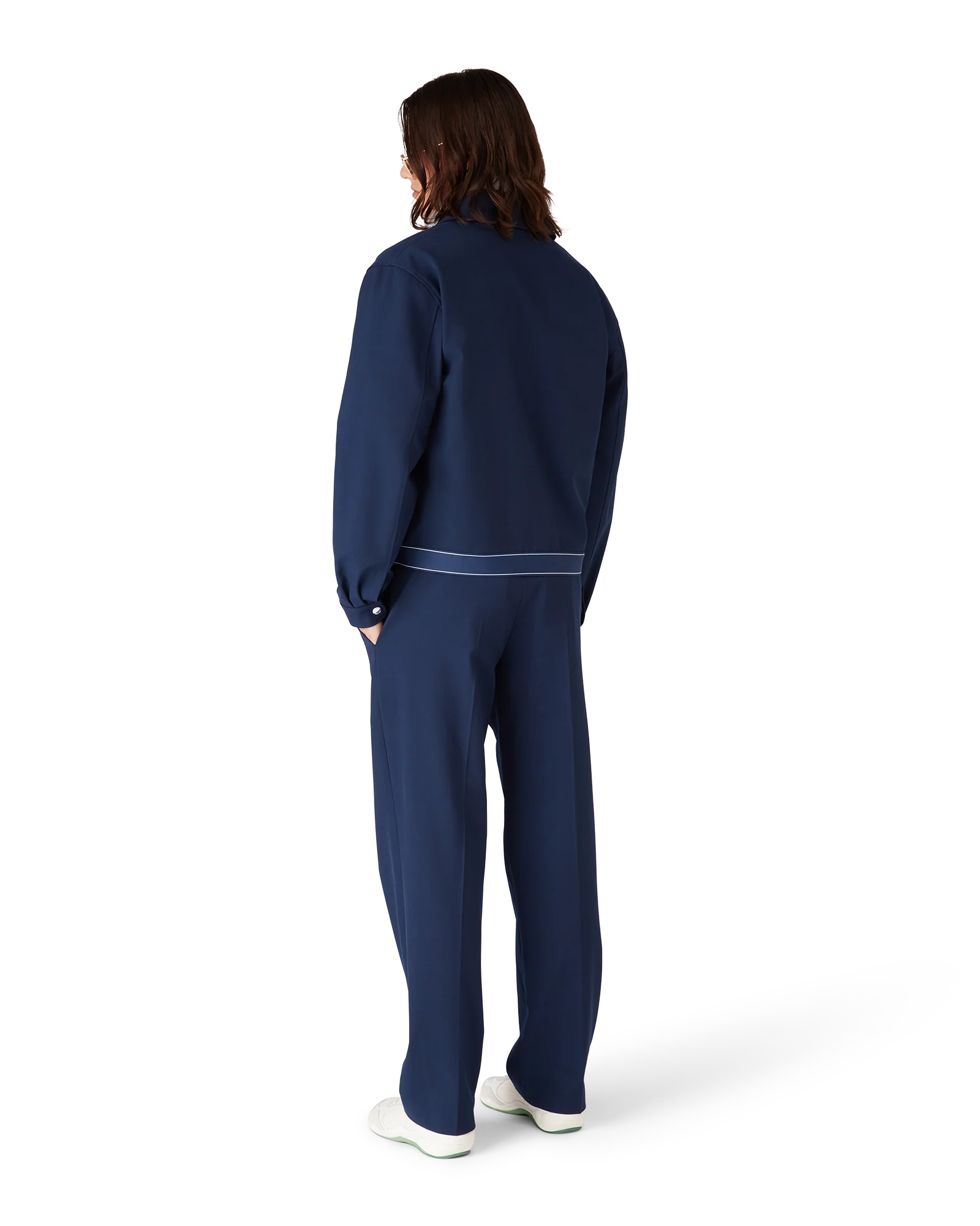 Navy Wool Sports Jacket