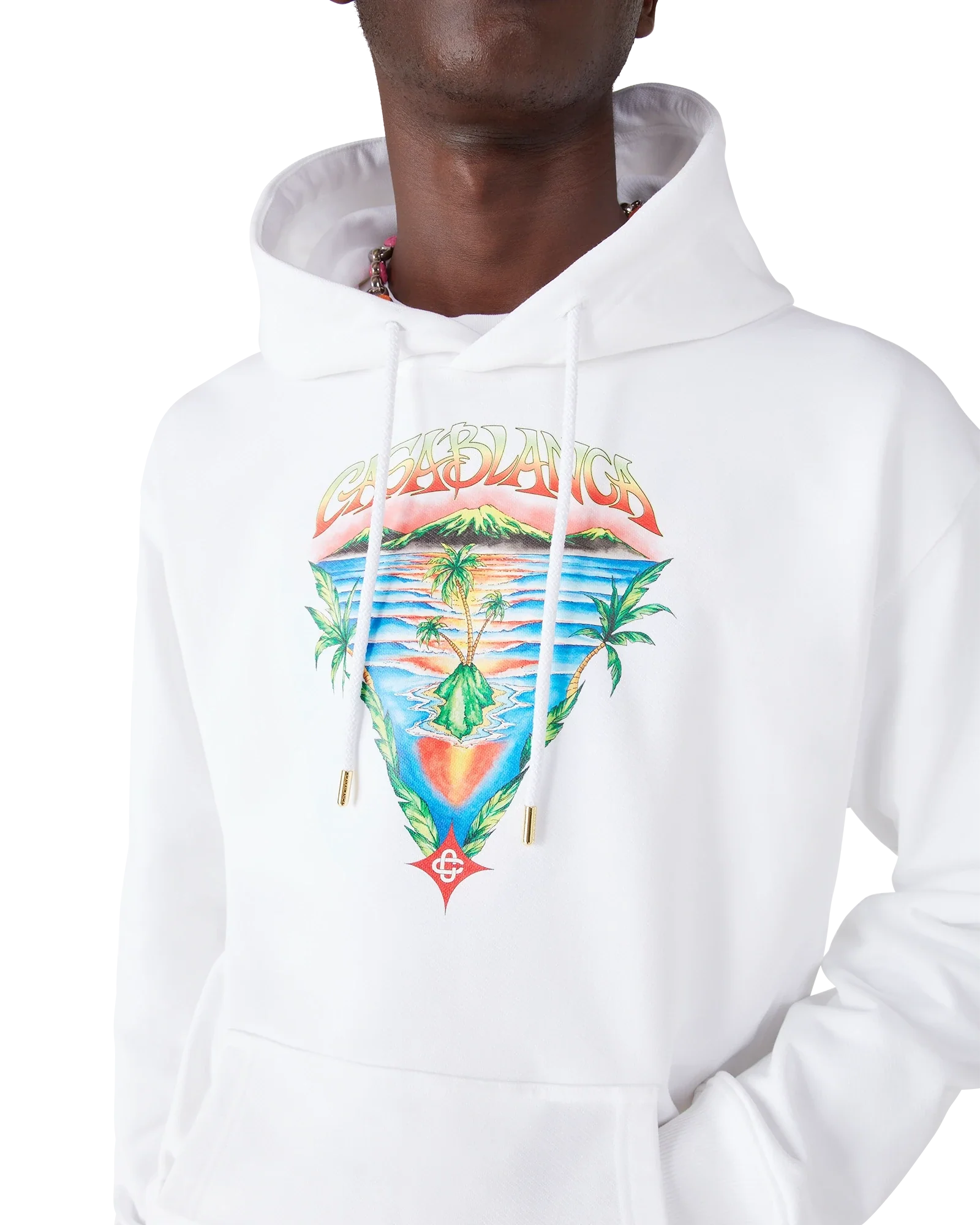 Innocence Triangle Long Sleeve Hooded Sweatshirt