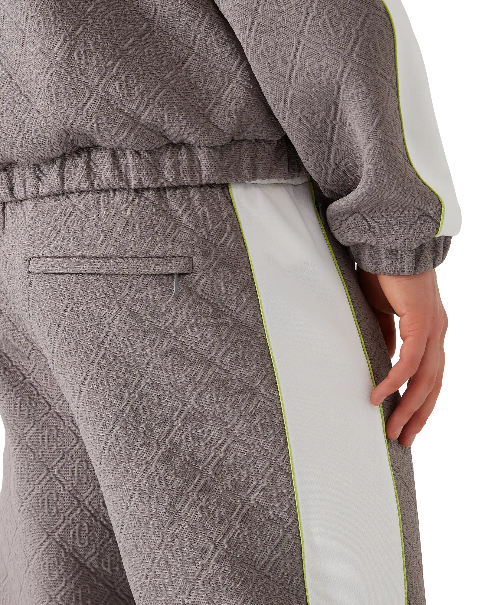 Tennis Jacquard Track Pants