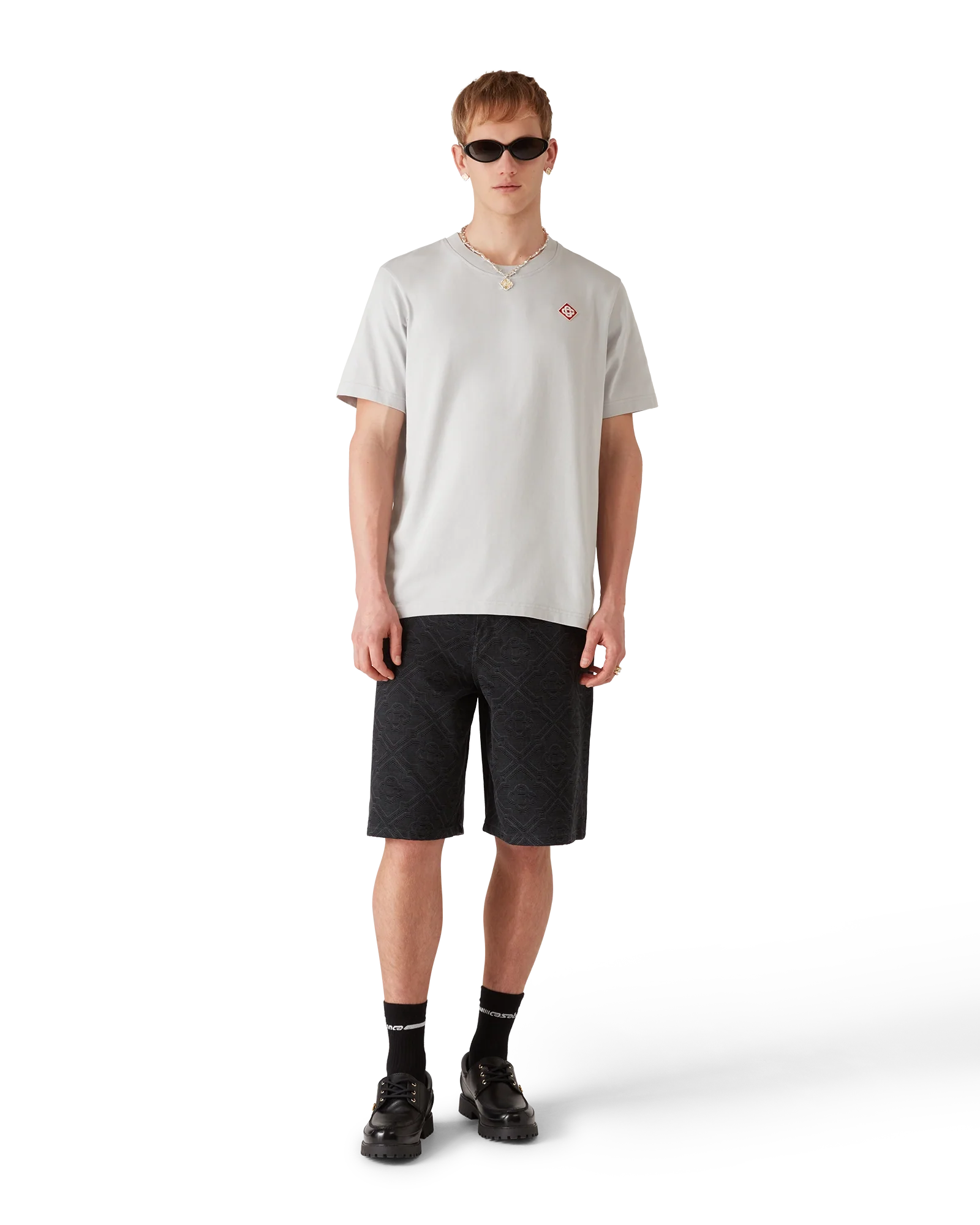 Grey Diamond Logo Short Sleeve T-Shirt