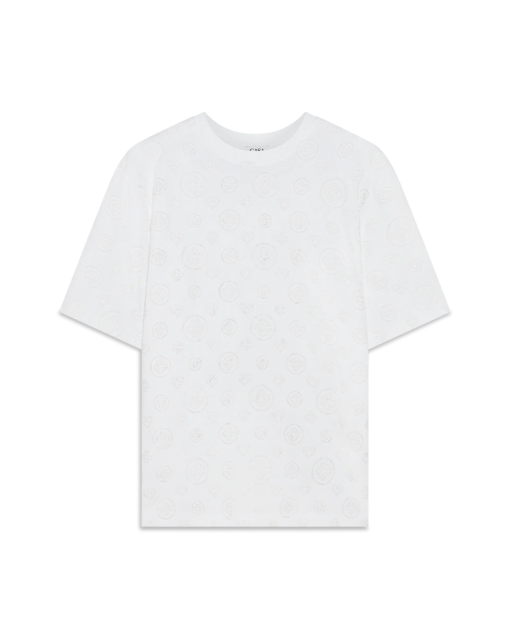 Applique Monogram Oversized Short Sleeve T-Shirt