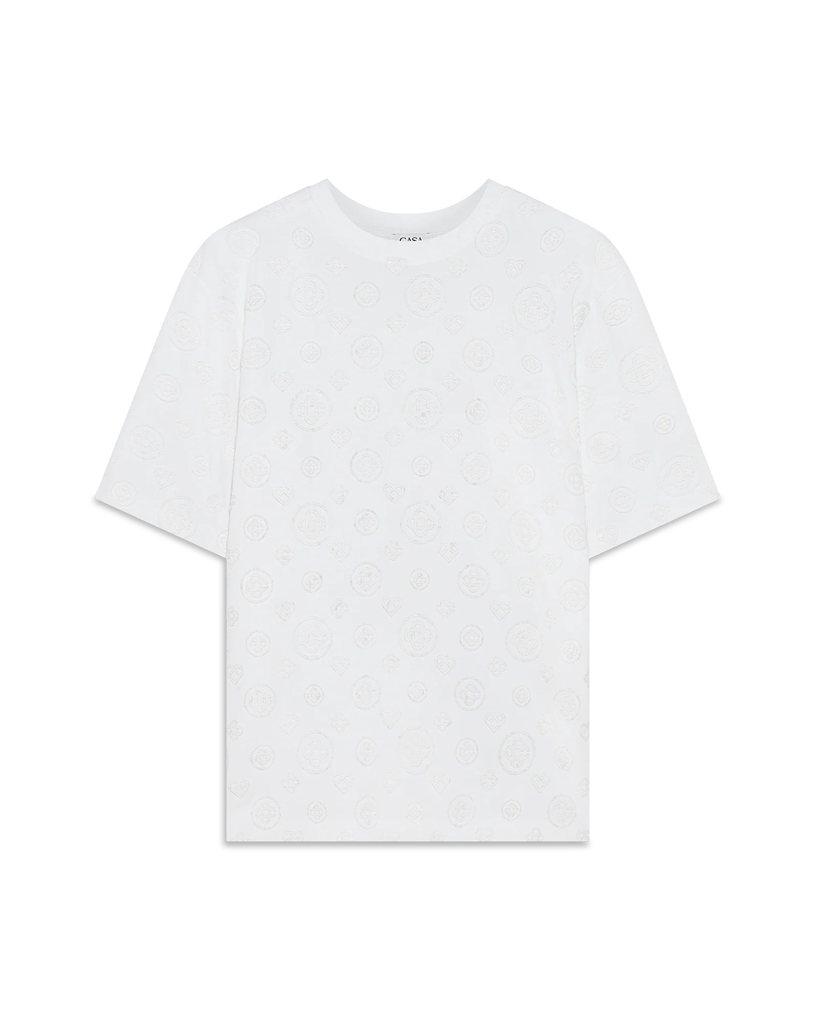 Applique Monogram Oversized Short Sleeve T-Shirt