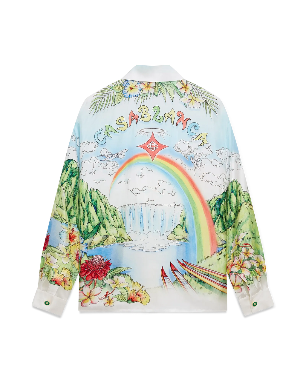 Aloha Long Sleeve Silk Shirt