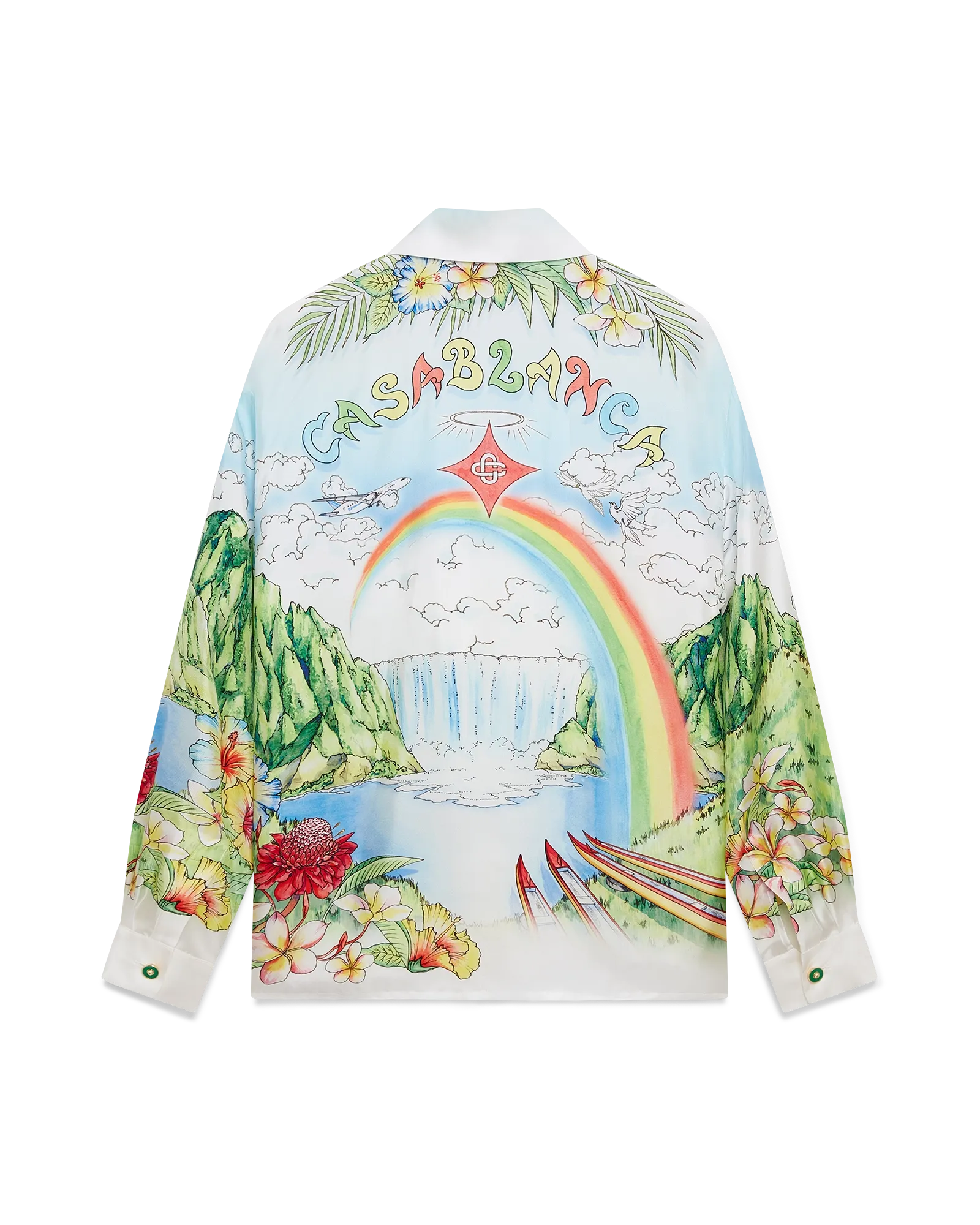 Aloha Long Sleeve Silk Shirt