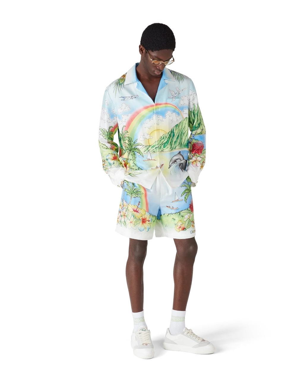Aloha Long Sleeve Silk Shirt