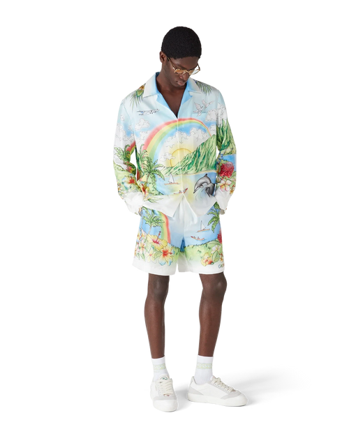 Aloha Long Sleeve Silk Shirt