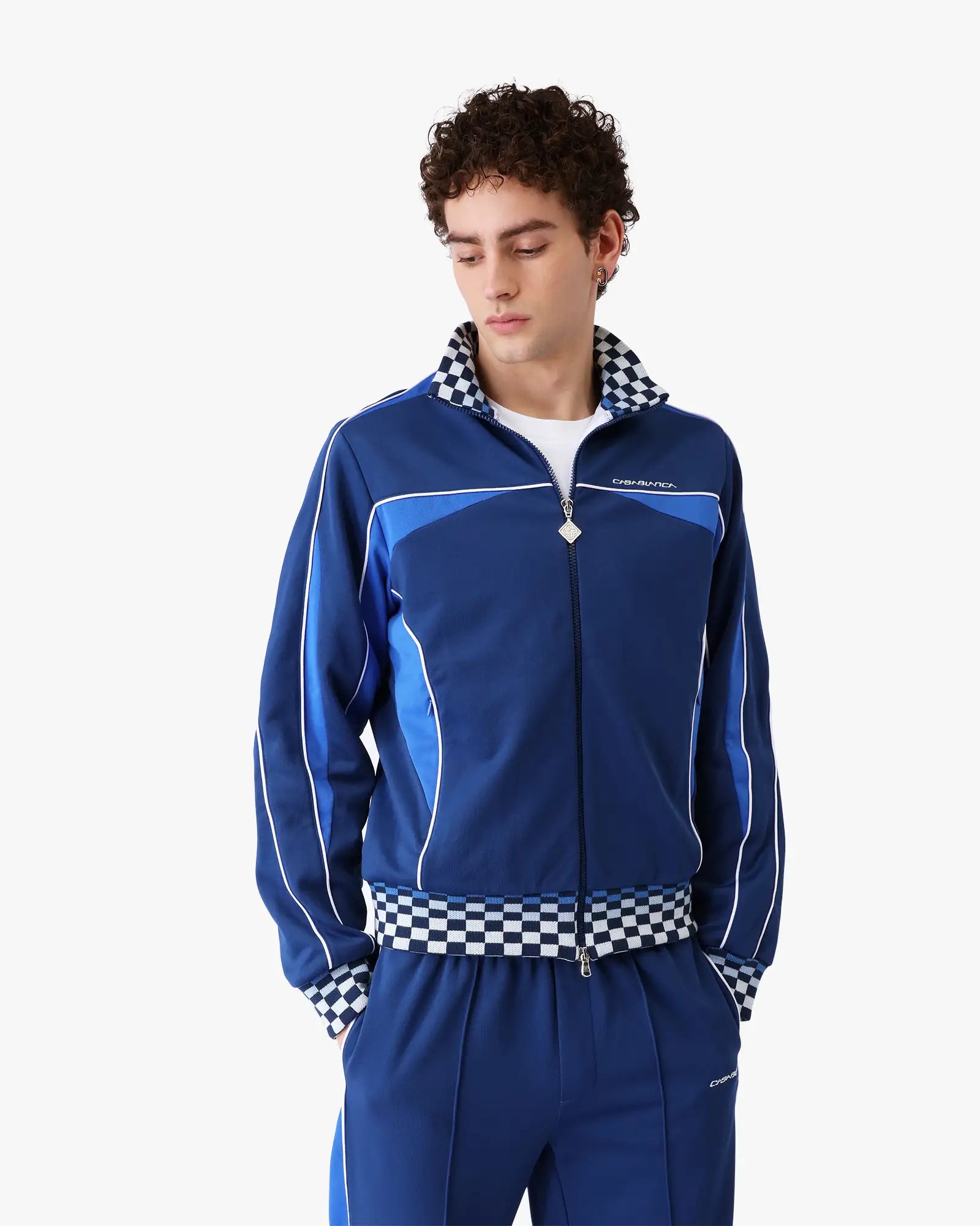 Navy Cyber Tricot Track Set