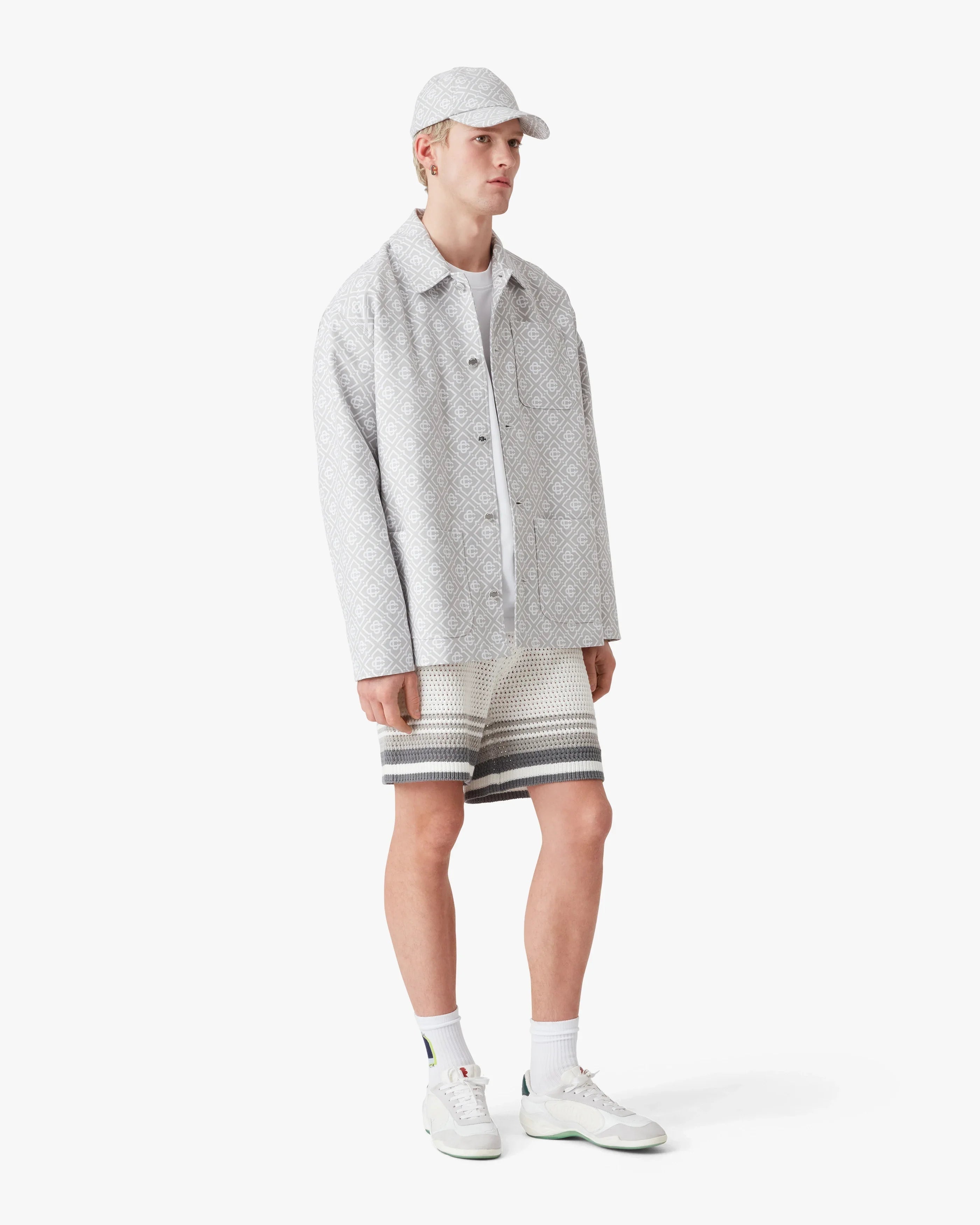 Grey Monogram Workwear Jacket