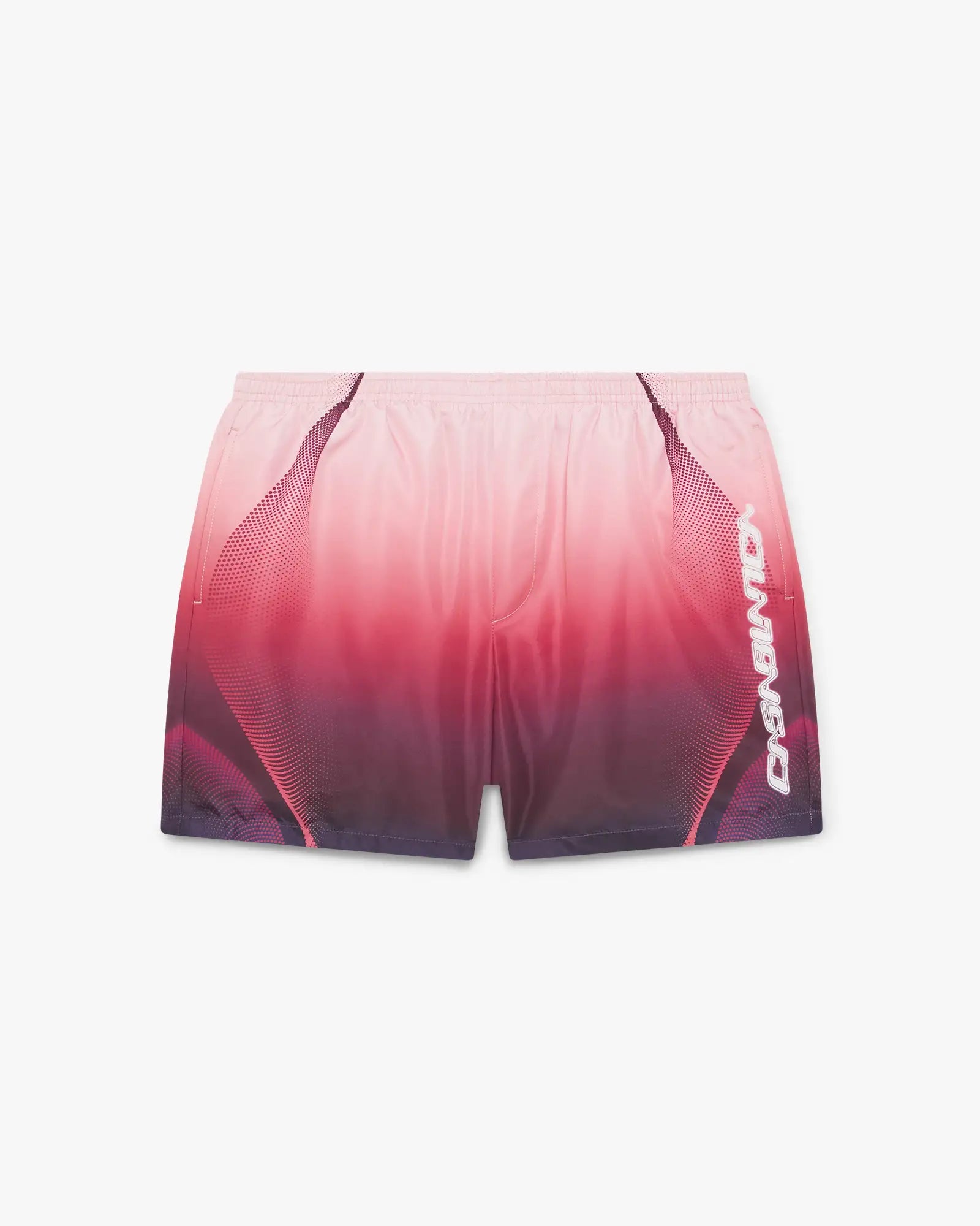 Aubergine Gradient Printed Swim Shorts