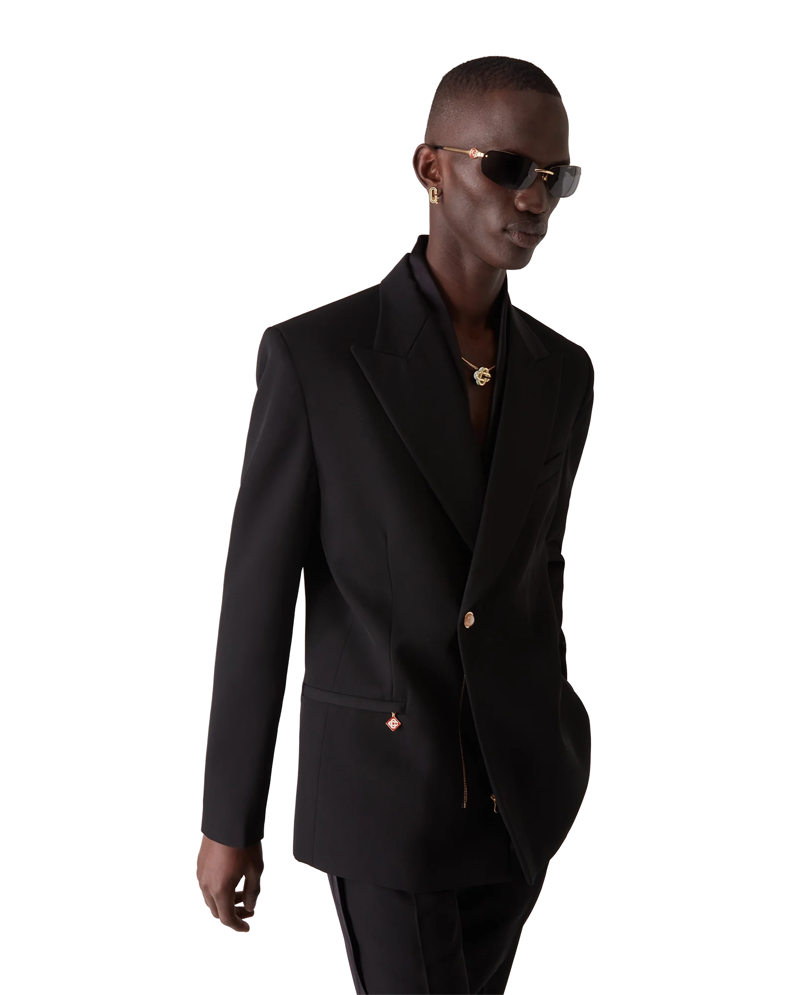 Wool Double Breasted Jacket