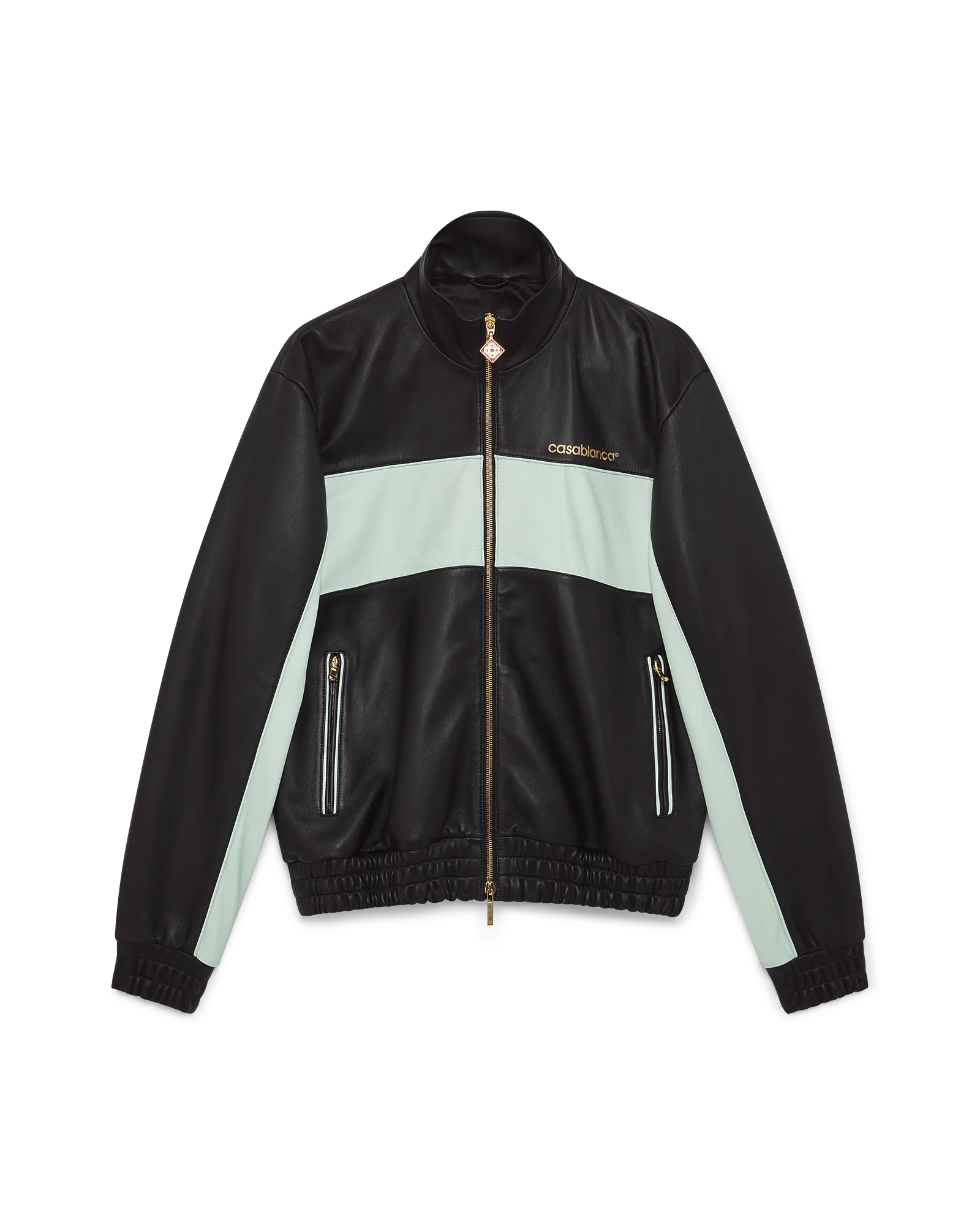 Leather Track Jacket
