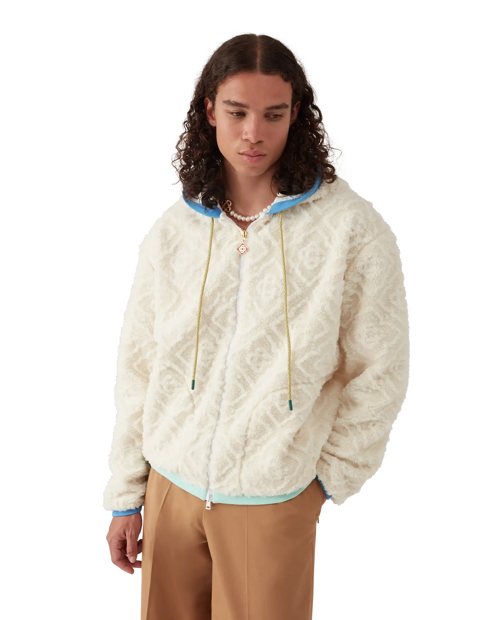 Monogram Jacquard Fleece Jacket