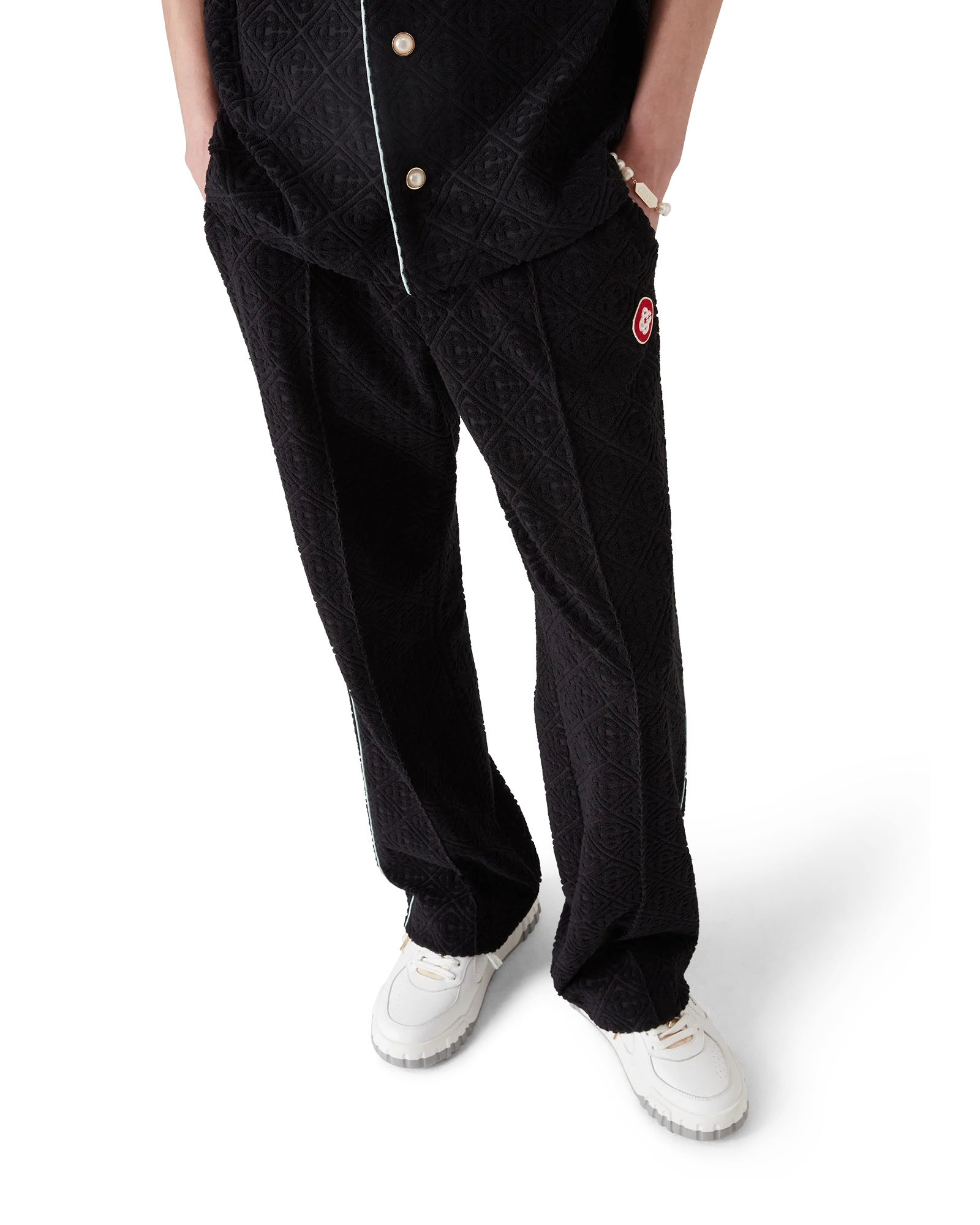 Monogram Jacquard Towelling Trousers