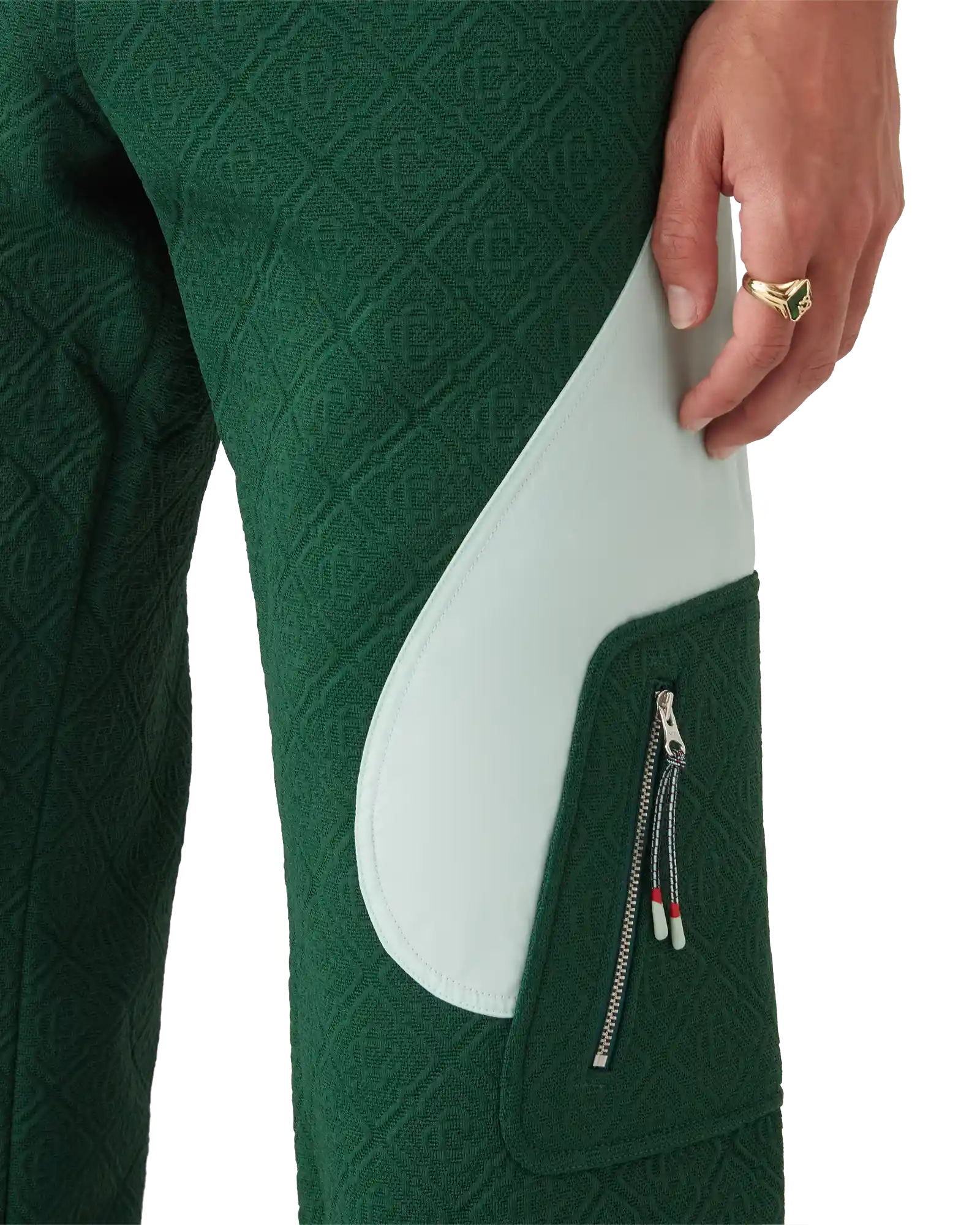 Monogram Jacquard Knit Trousers