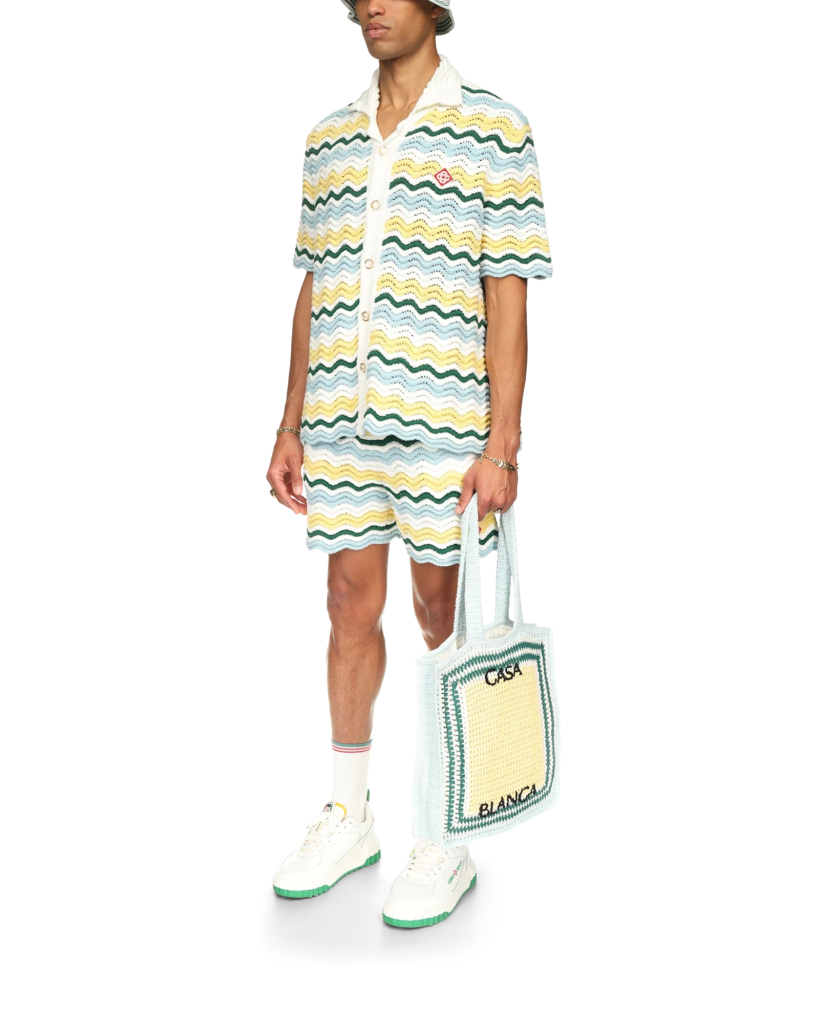 Wavy Boucle Shorts