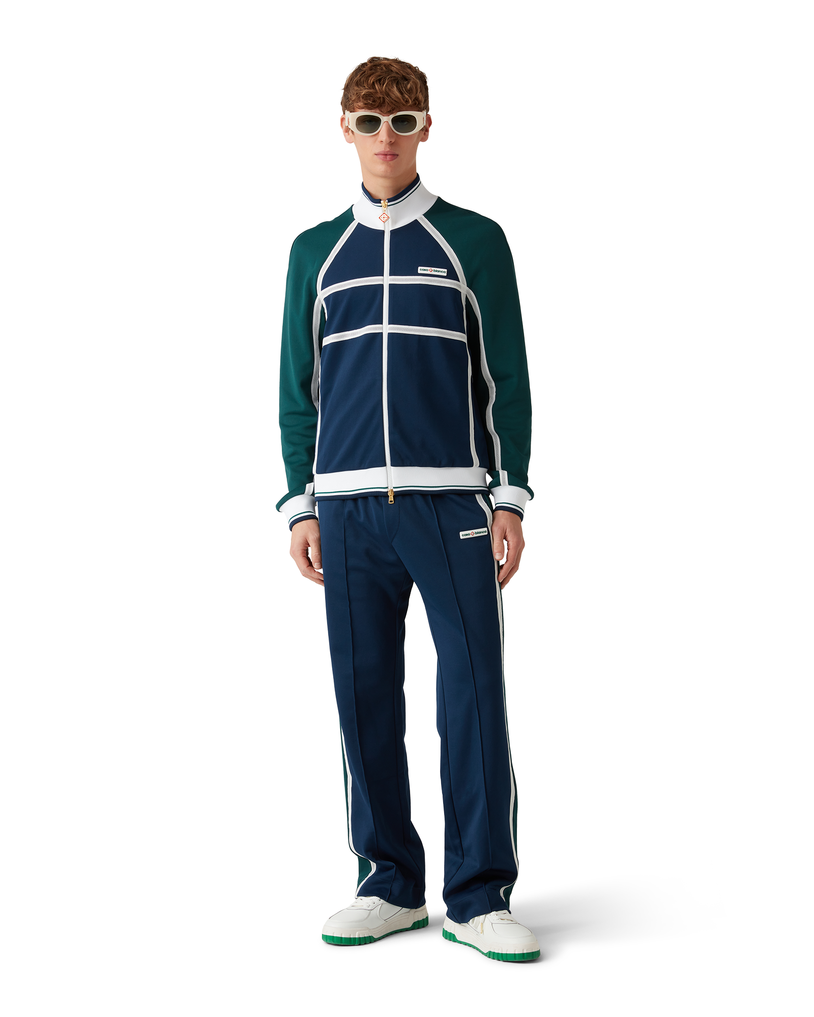 Mesh Tape Track Pants