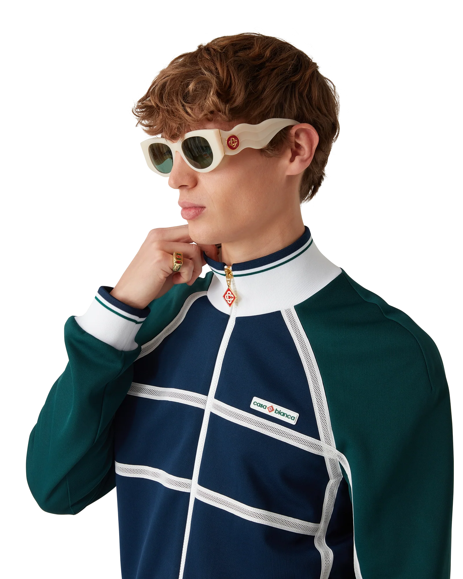 Mesh Tape Track Jacket
