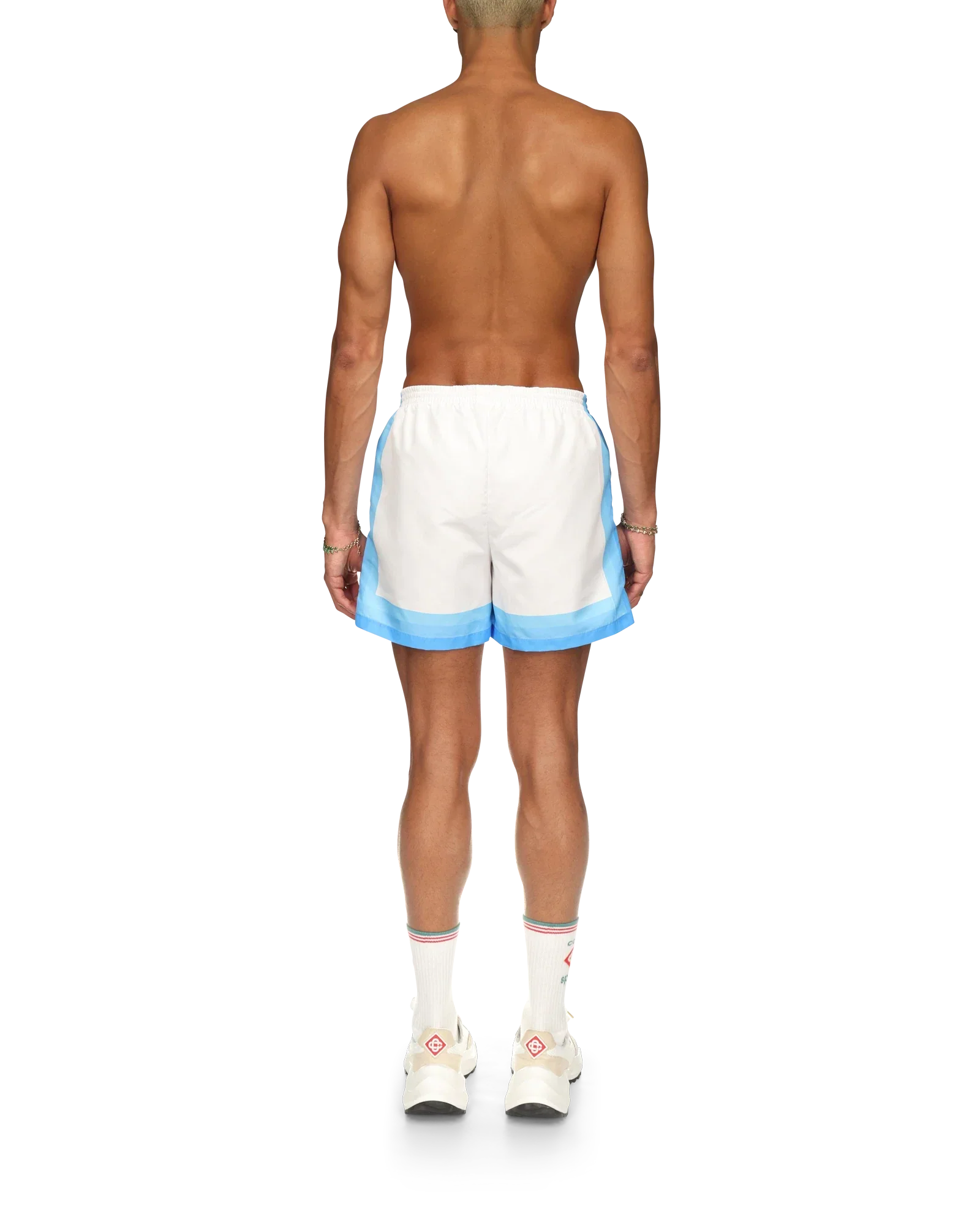 Blue Gradient Swim Trunks
