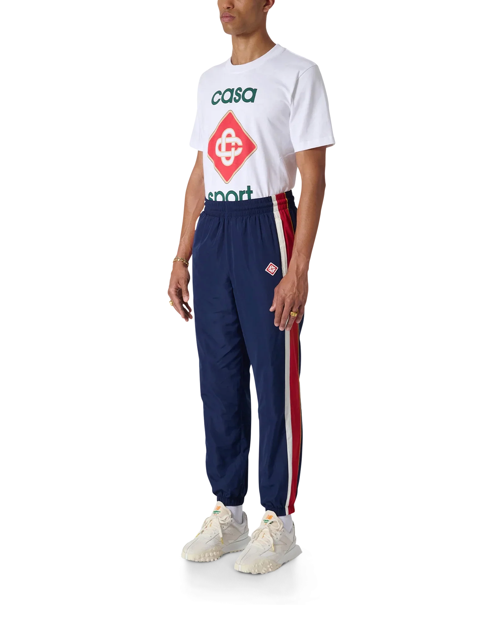 Arch Panelled Shell Suit Track Pants