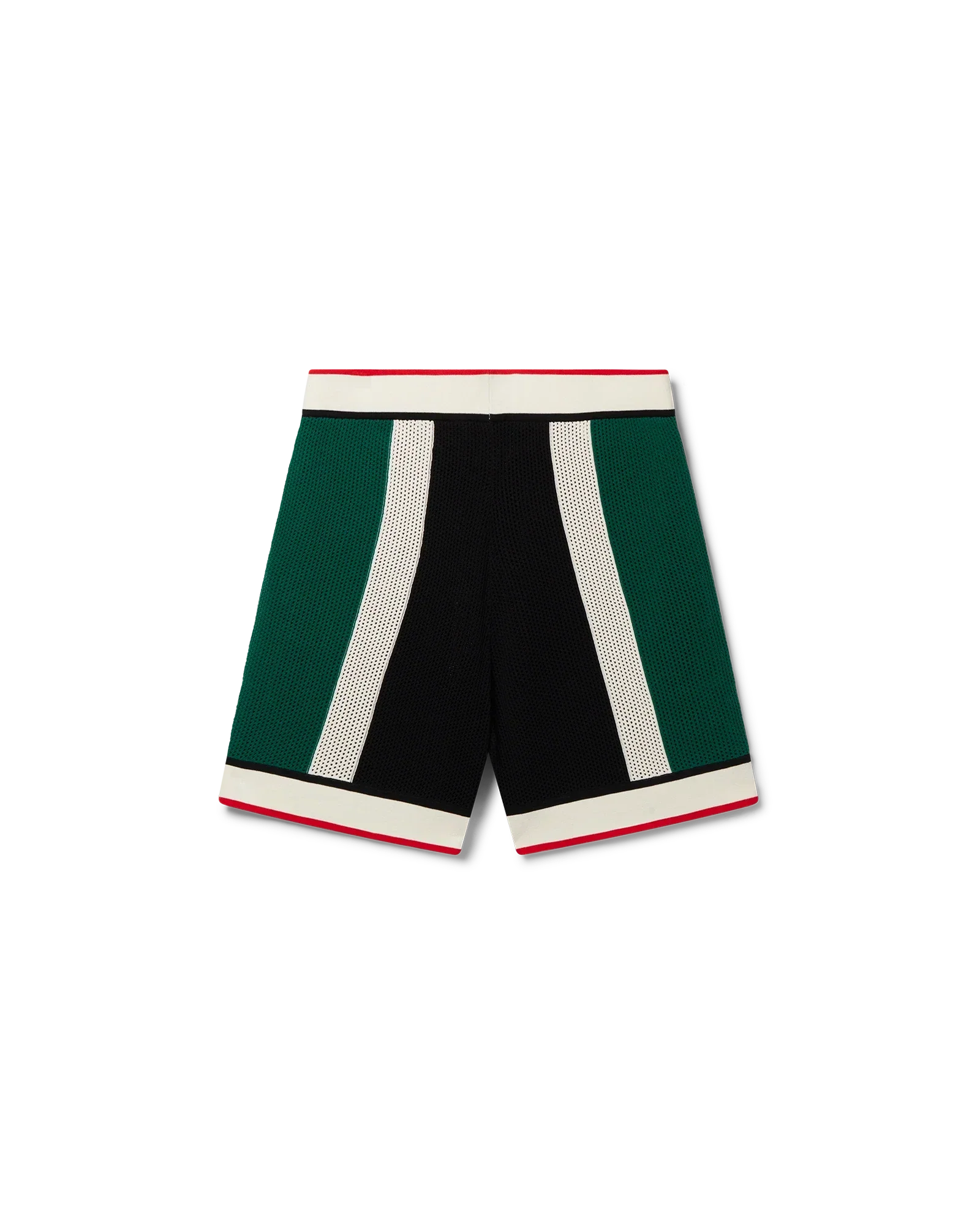 Striped Mesh Shorts