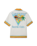 Afro Cubism Tennis Club Short Sleeve Silk Shirt