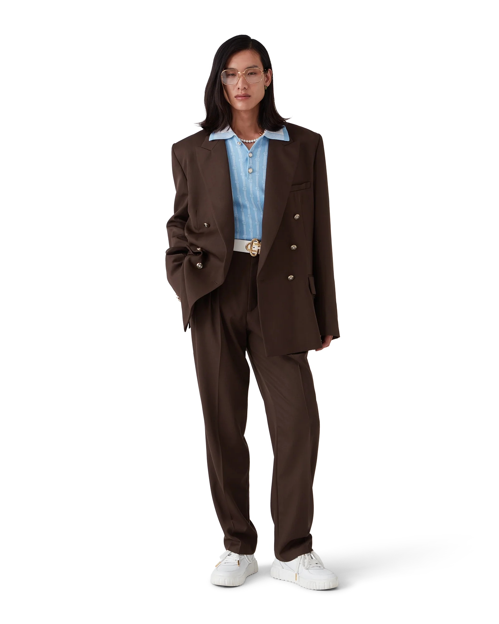 Wool Double Breasted Jacket