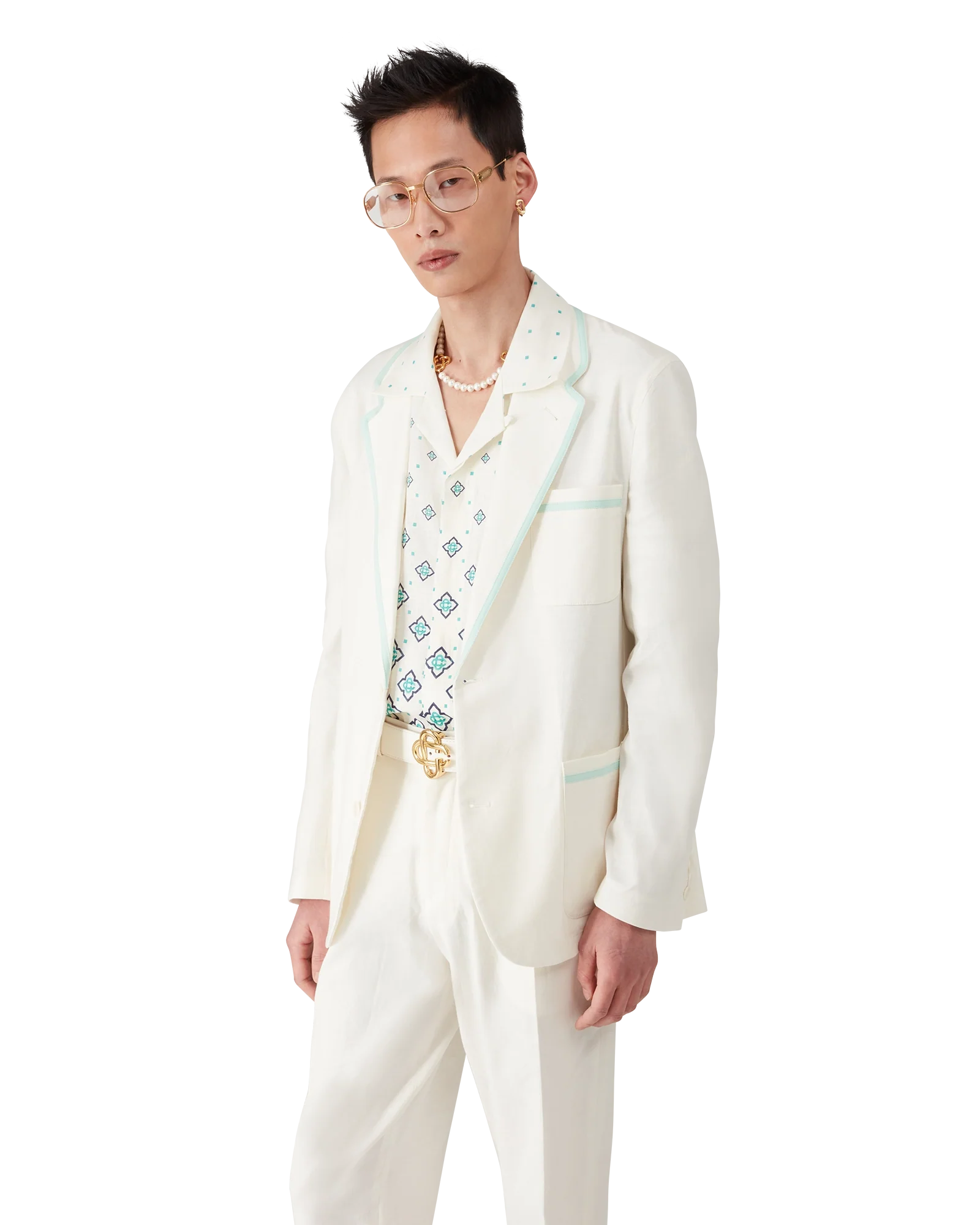 Linen Single Breasted Jacket