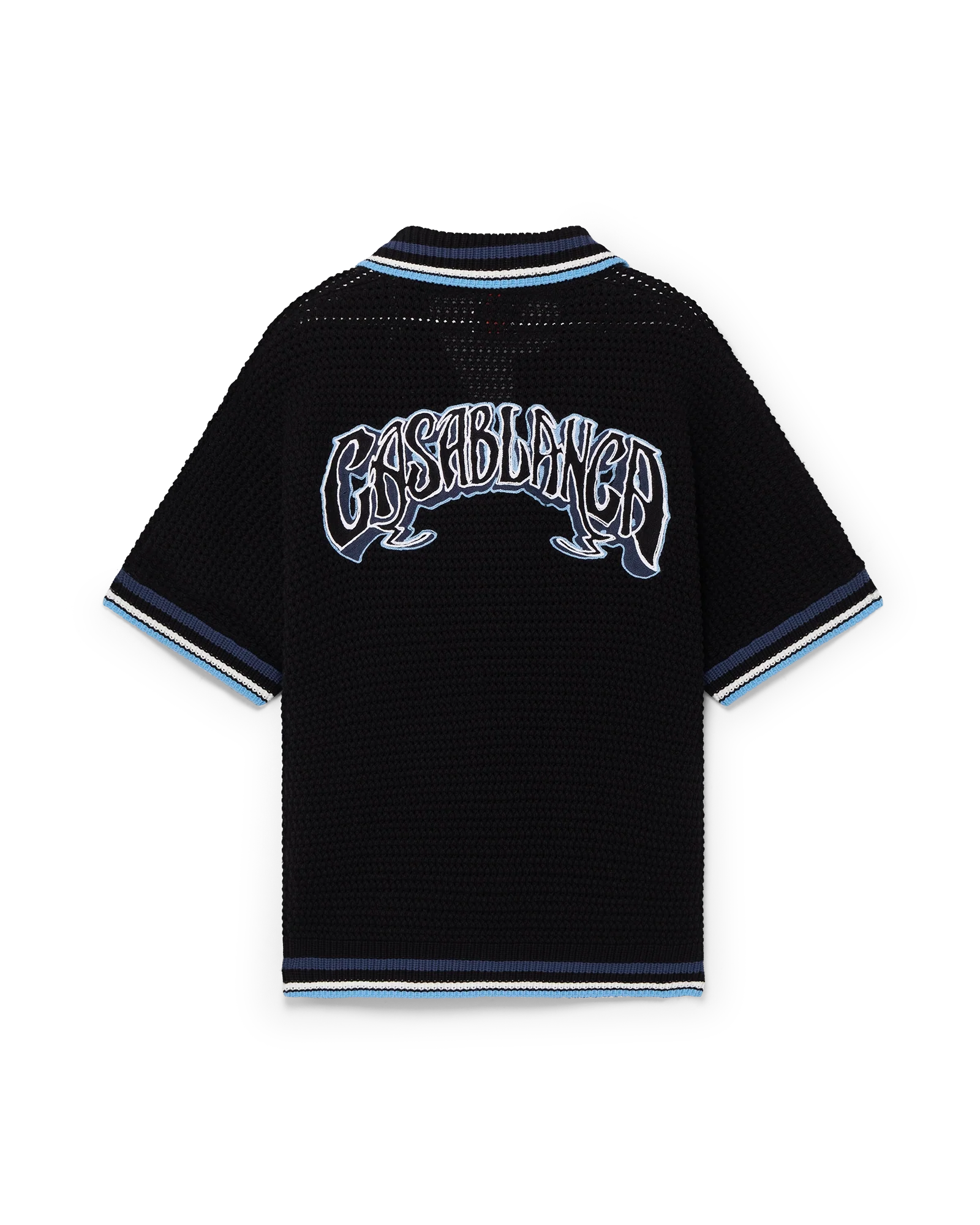Gothic Short Sleeve Crochet Shirt