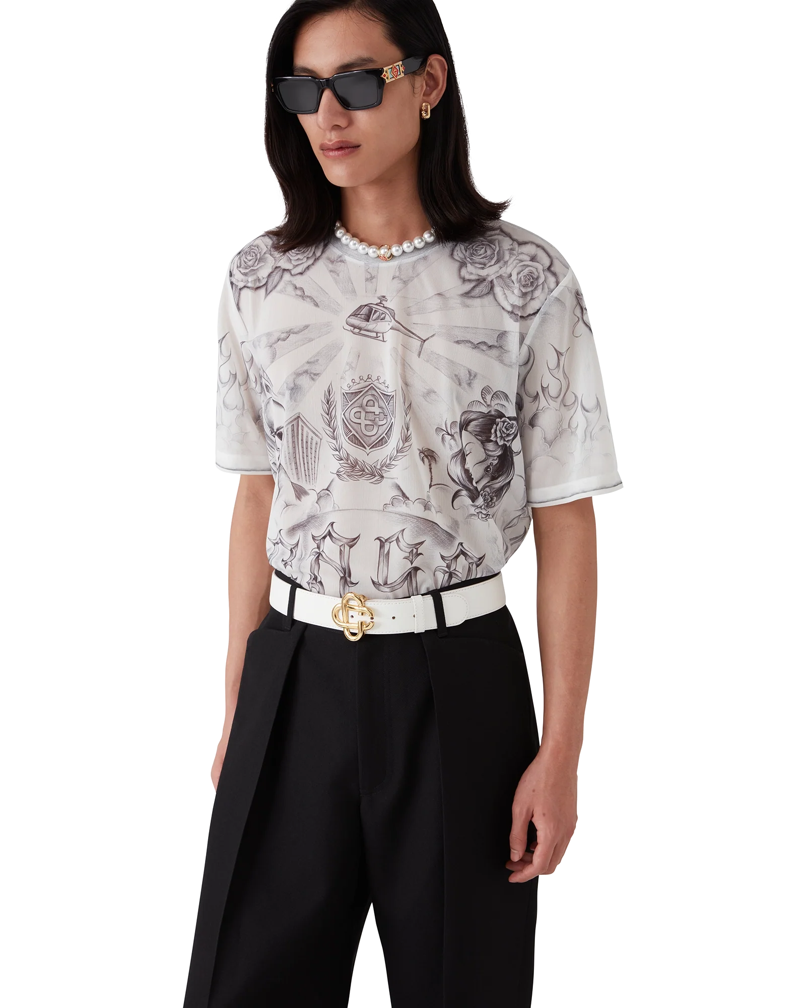 Tattoo Mesh Top