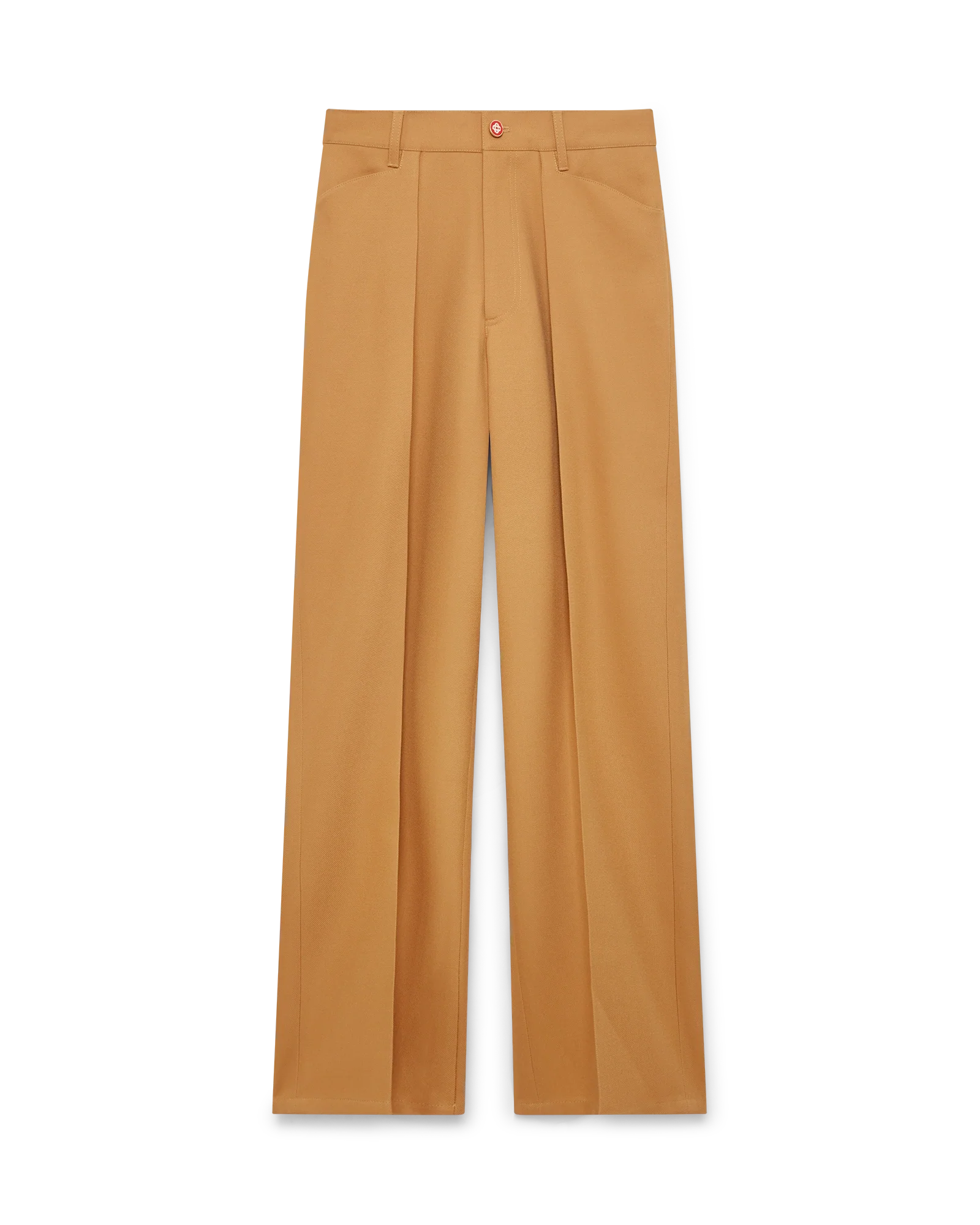 Wool Pleated Chinos