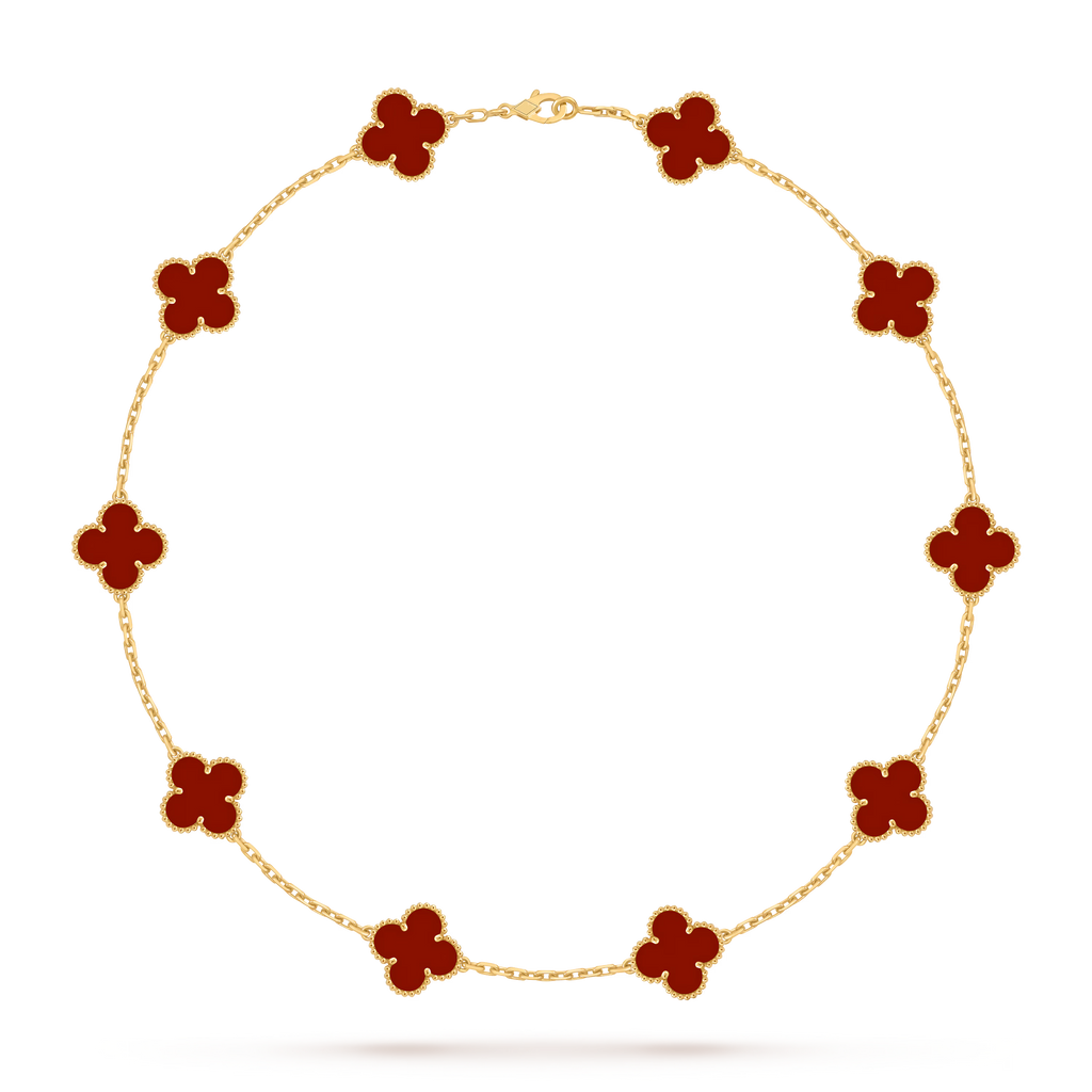 AV four leaf clover necklace, 10 motifs