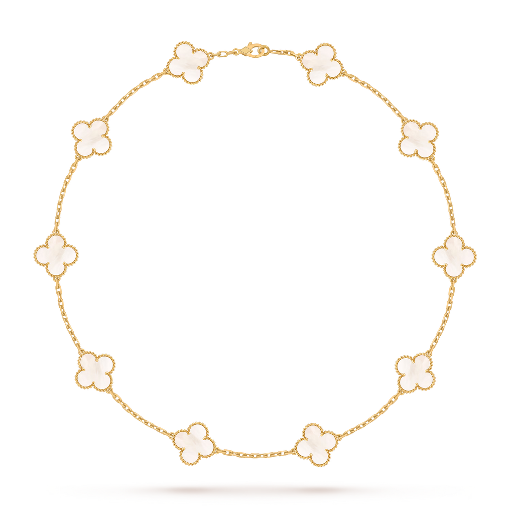 AV four leaf clover necklace, 10 motifs