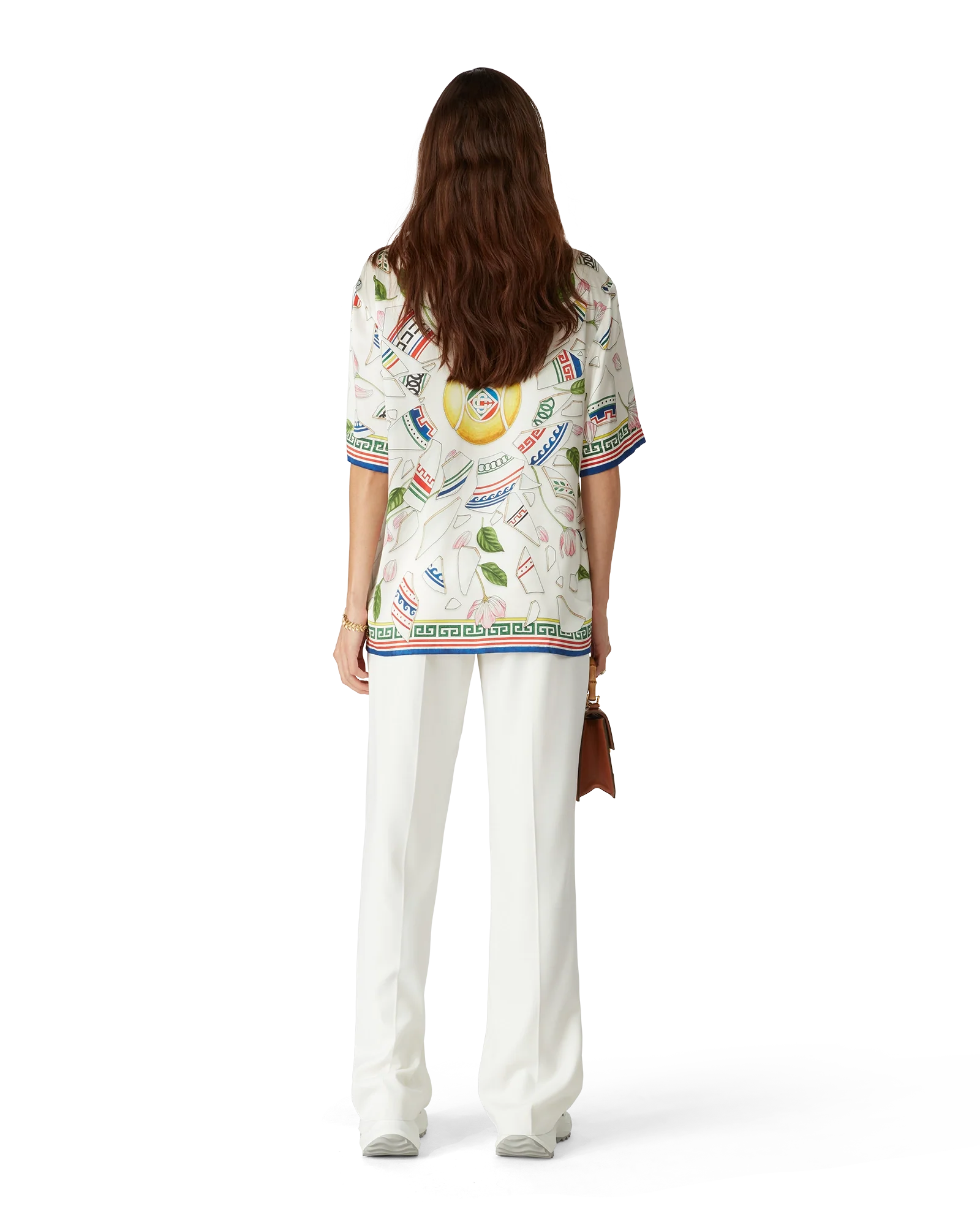 Le Vase Brise Short Sleeve Silk Shirt