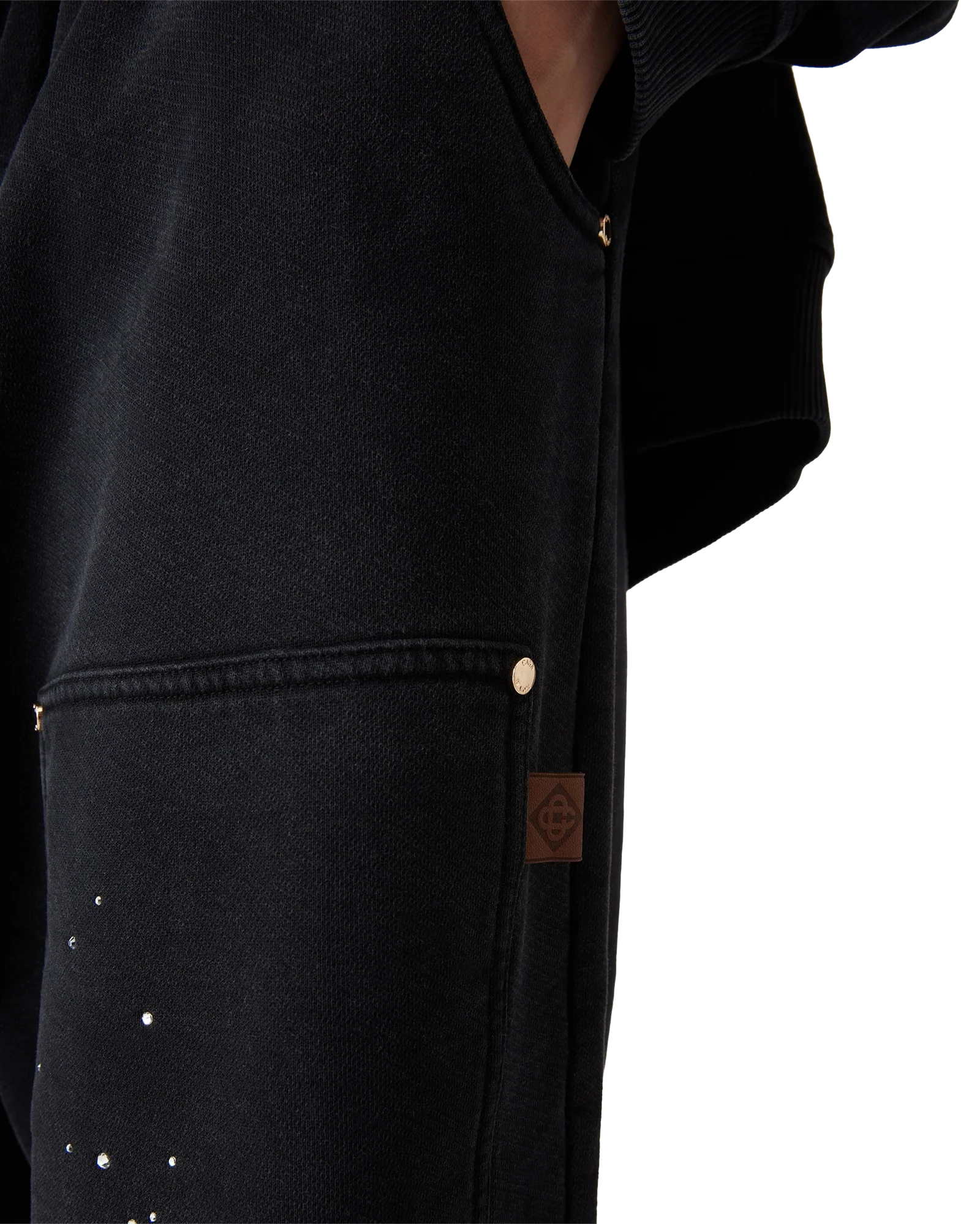 La Prémonition Crystal Embellished Sweatpants