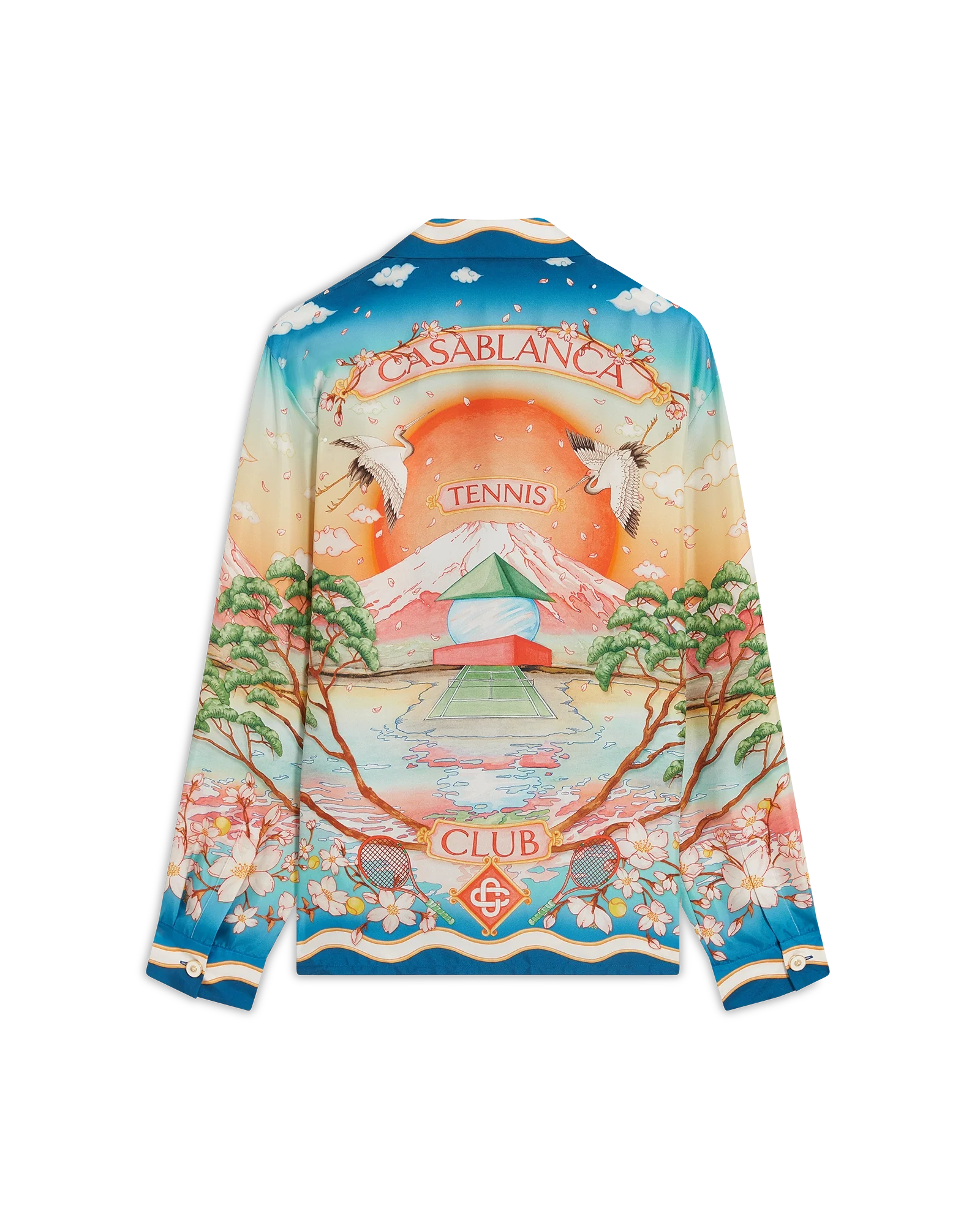 Tennis Club Silk Long Sleeve Shirt