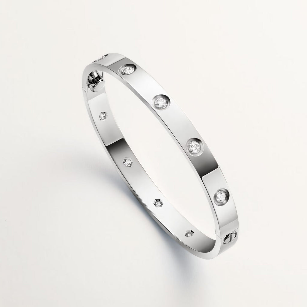 AV Amour bracelet, classic model, 10 diamonds