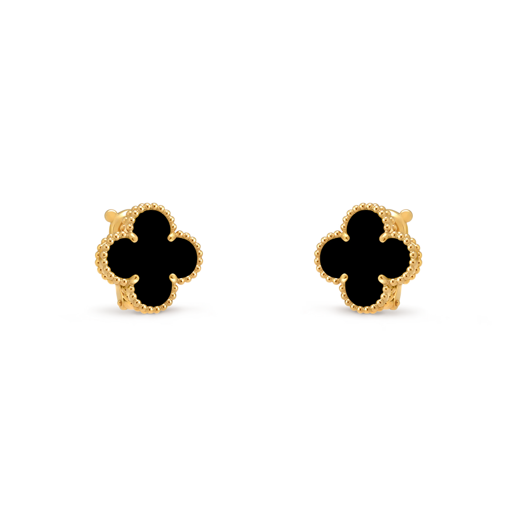 AV four leaf clover earrings