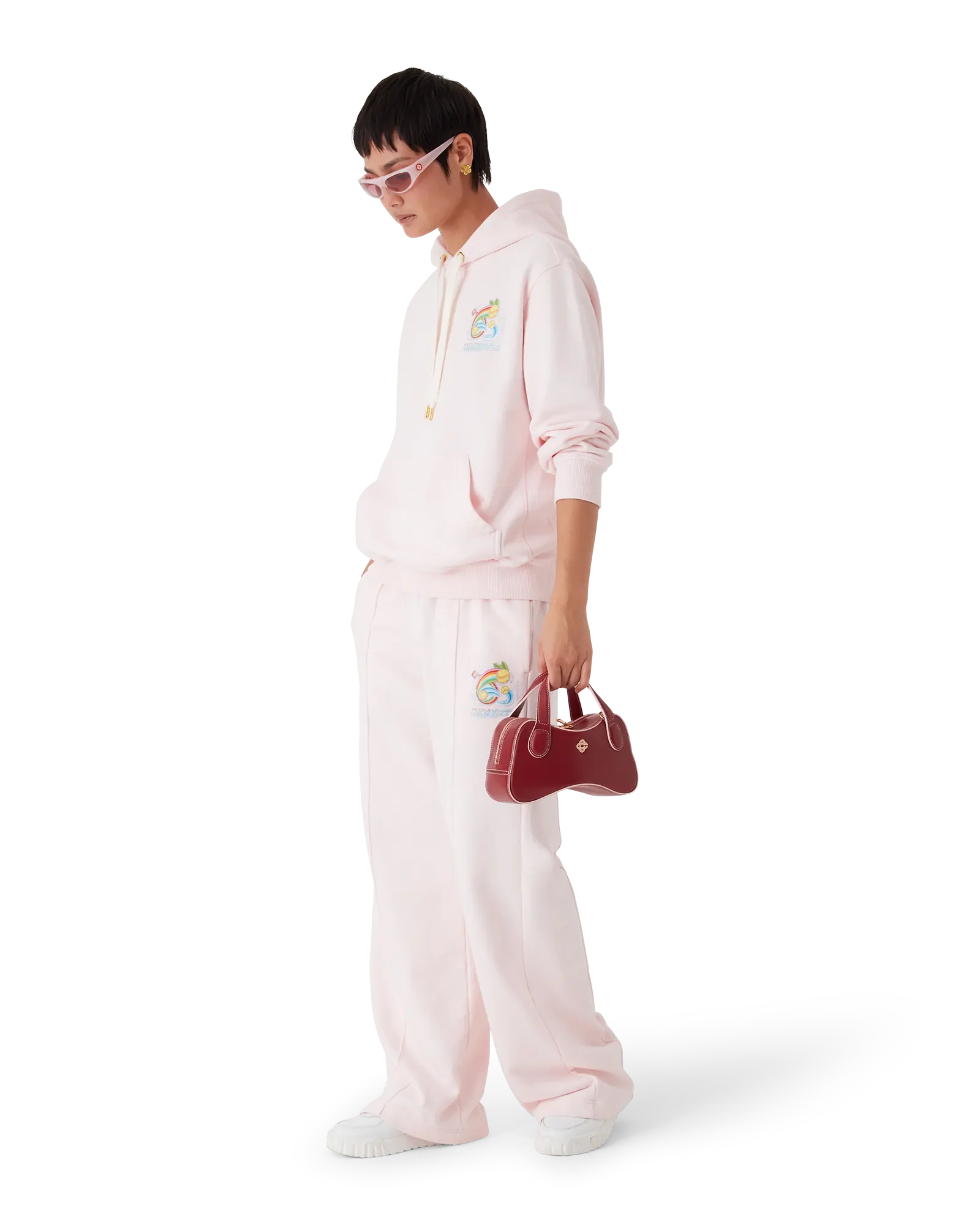 Manga Tennis Ball Open Hem Sweatpants