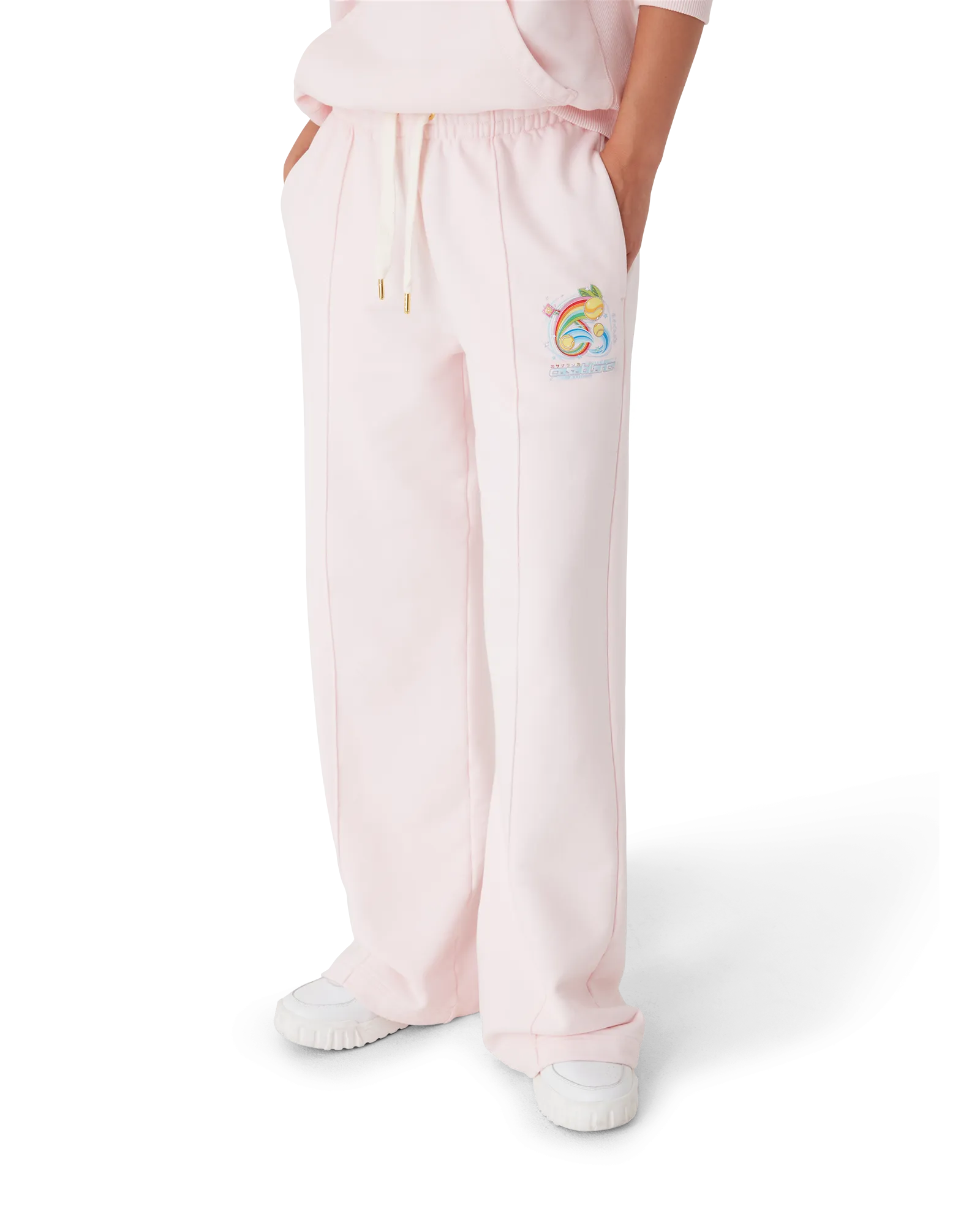 Manga Tennis Ball Open Hem Sweatpants