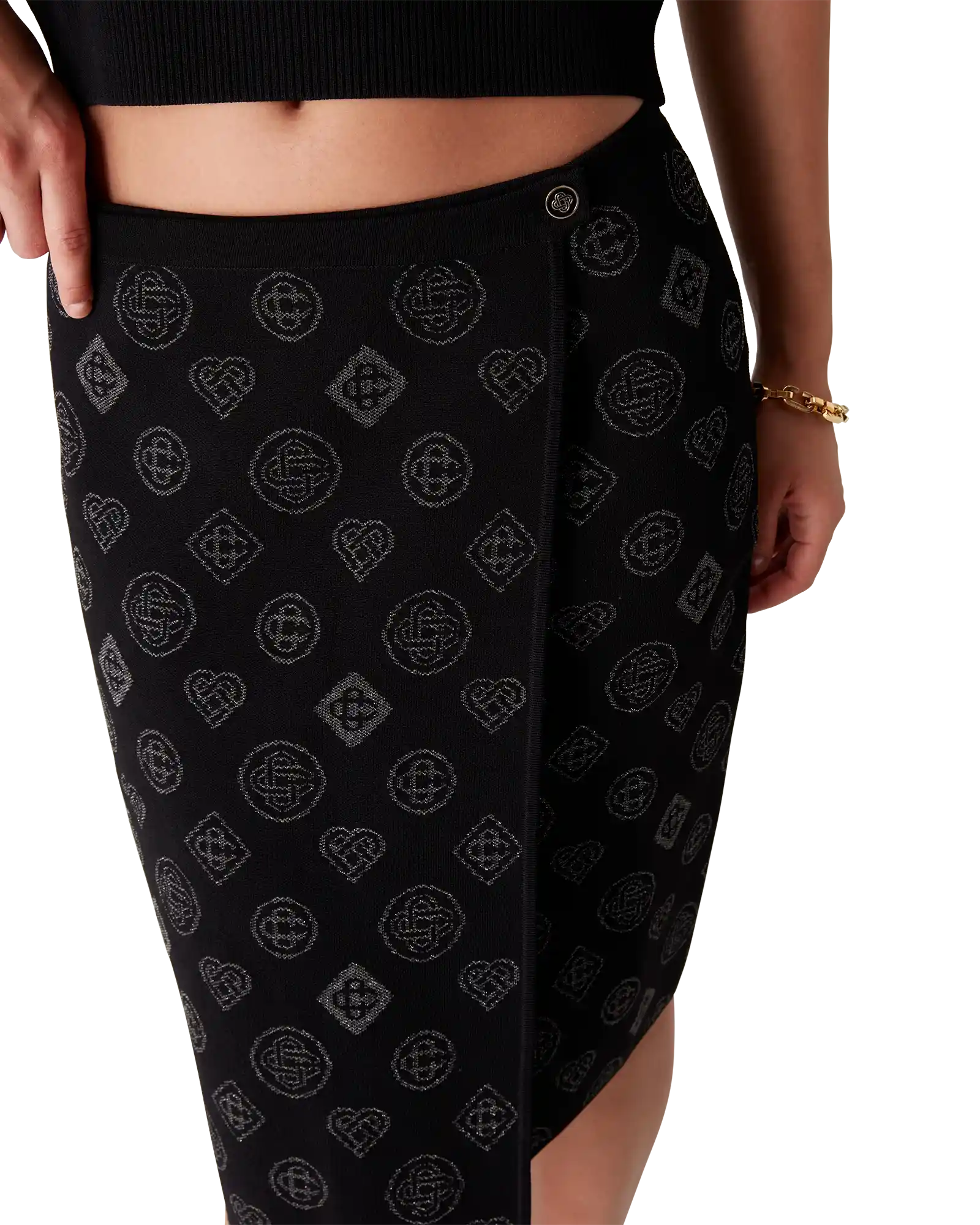 Monogram Jacquard Skirt