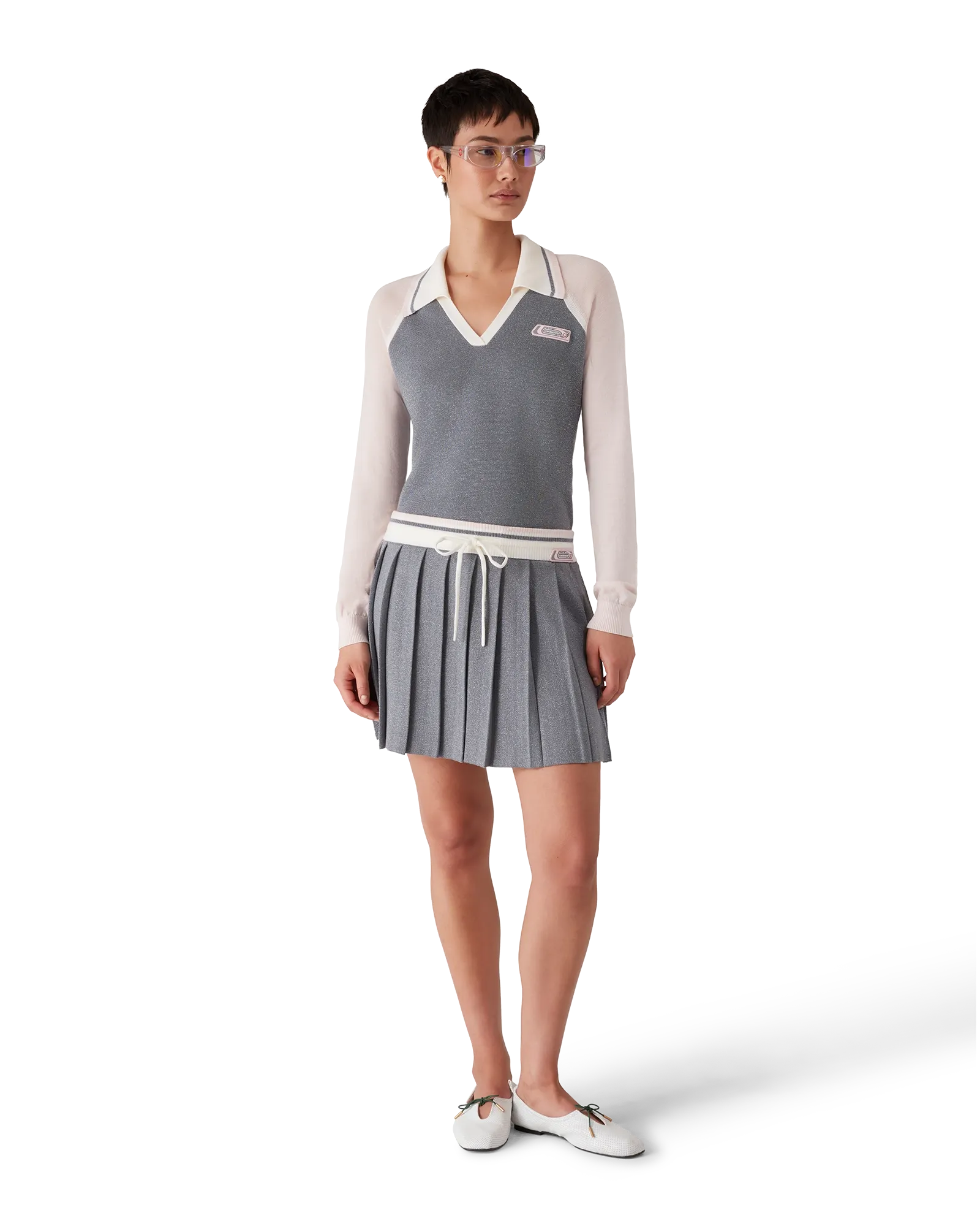 Merino Tennis Long Sleeve Polo