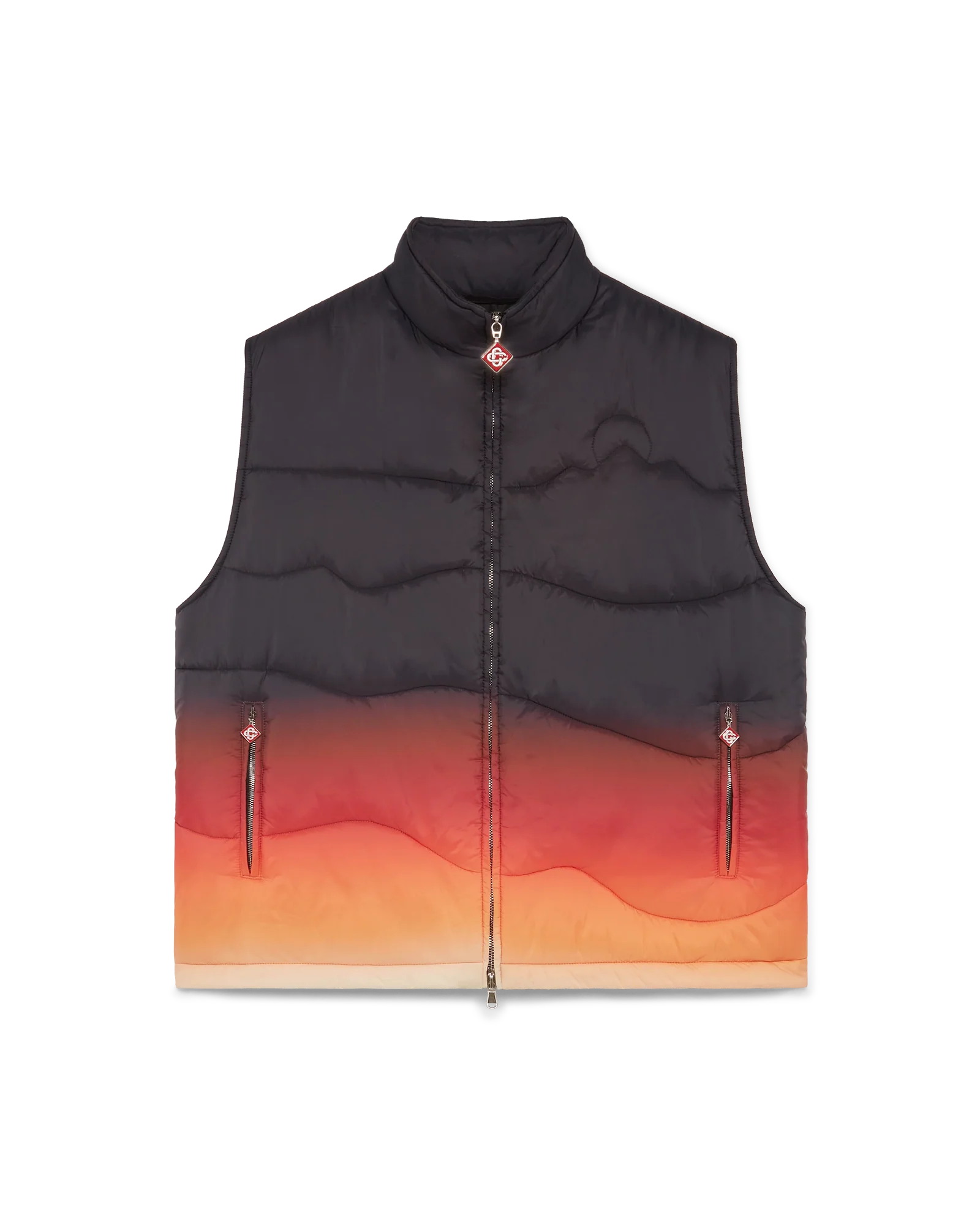 Gradient Nylon Down Puffer Gilet