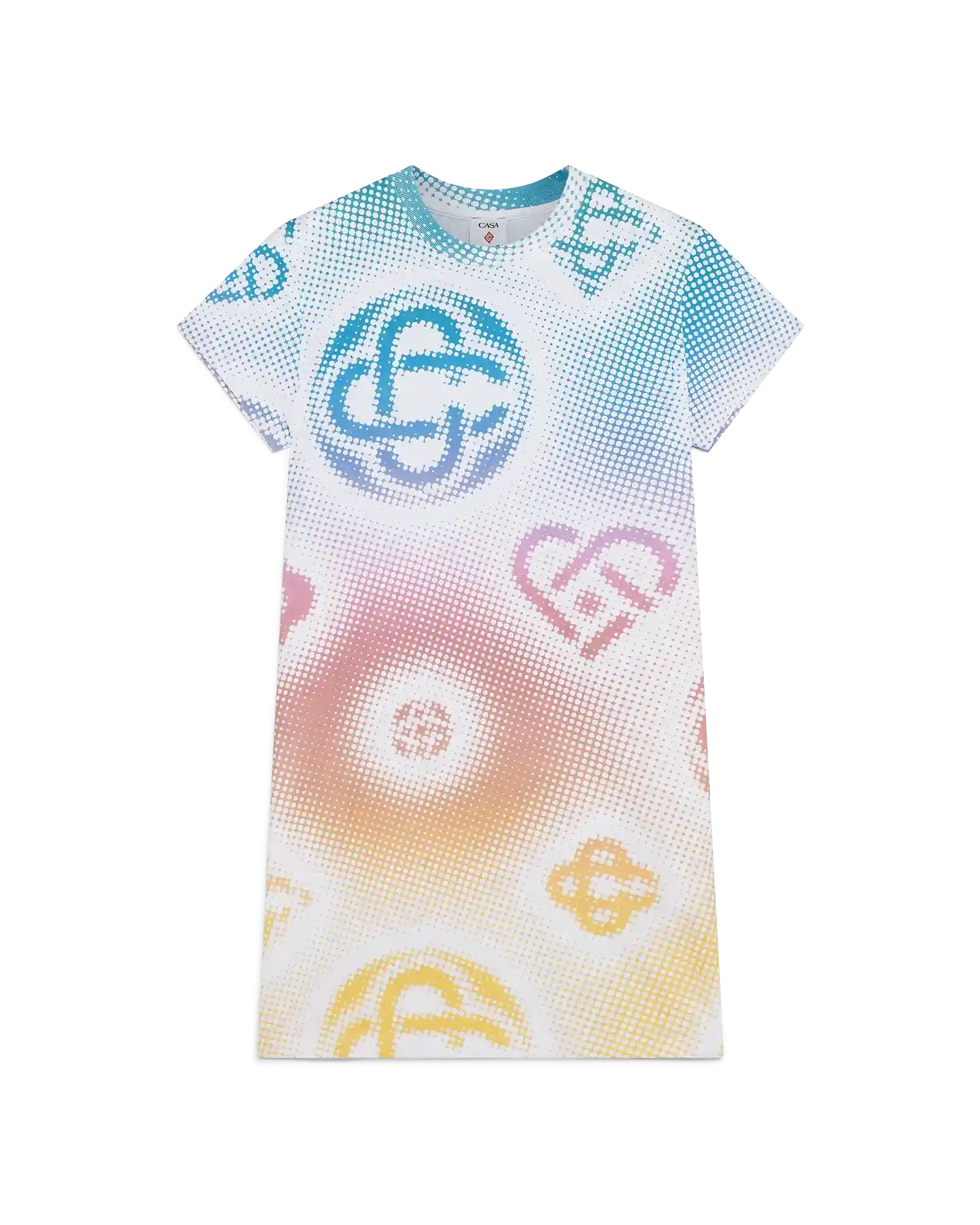 Halftone Logo T-Shirt Dress
