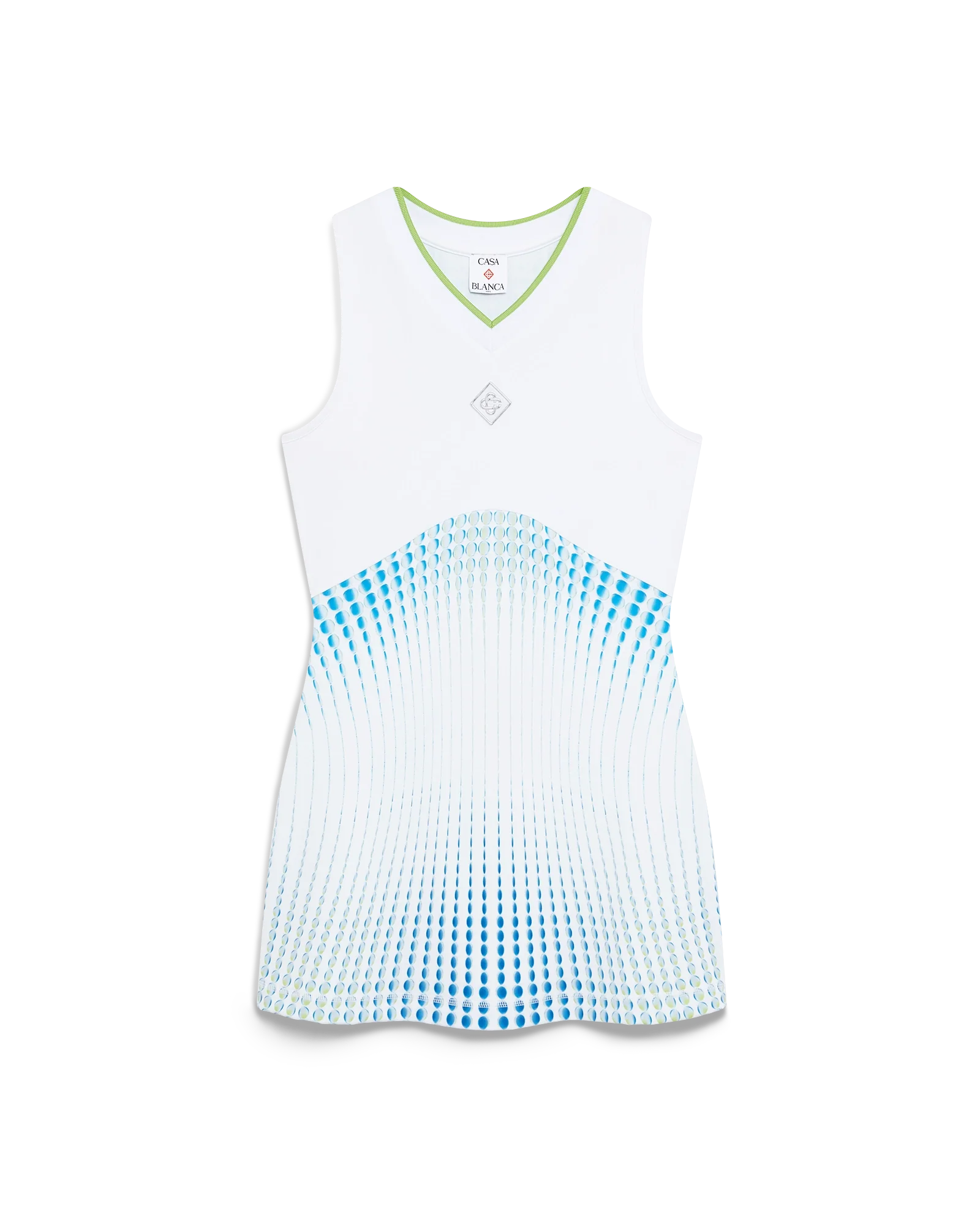 Tennis Printed Racer Dress