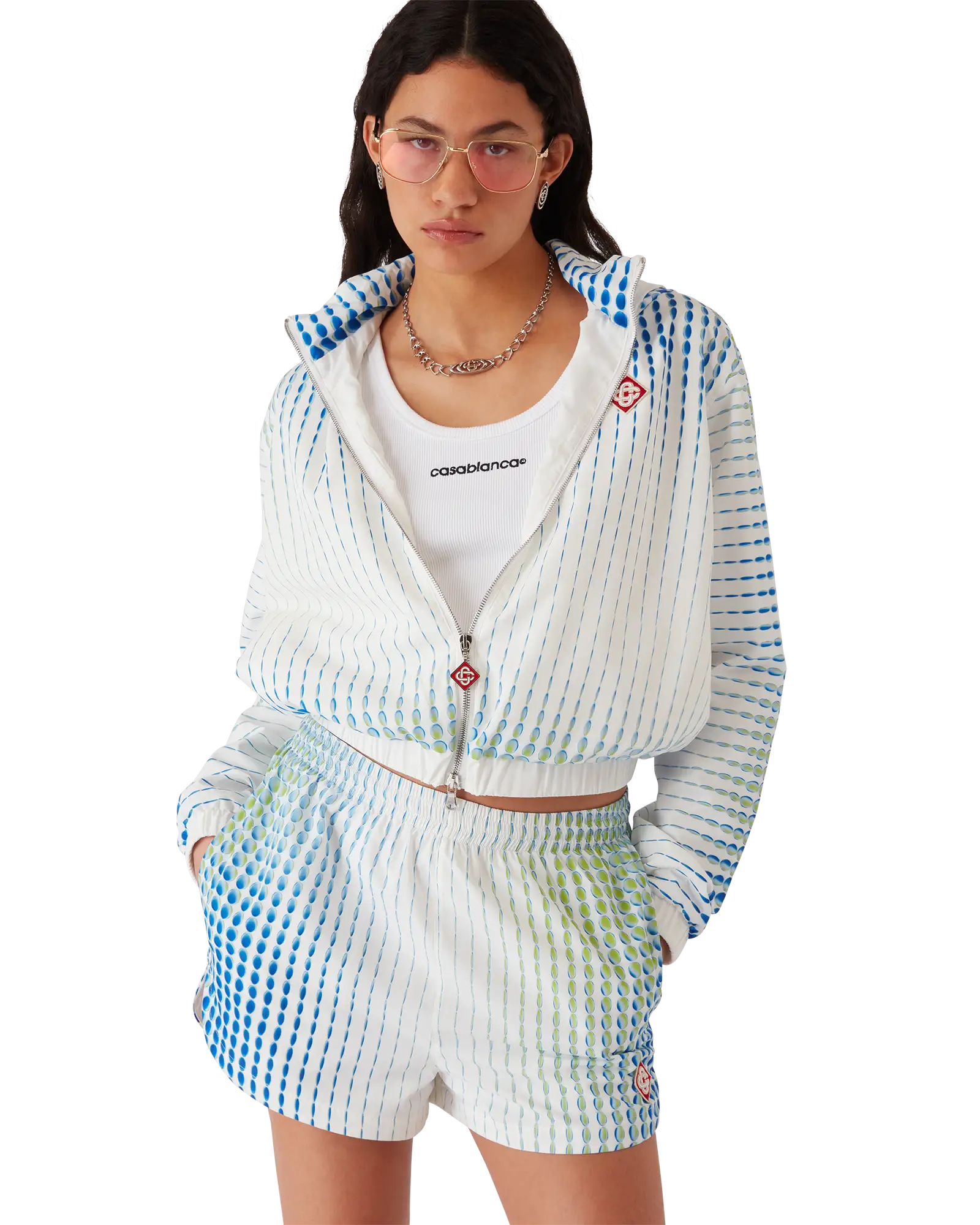Dots Windbreaker Jacket